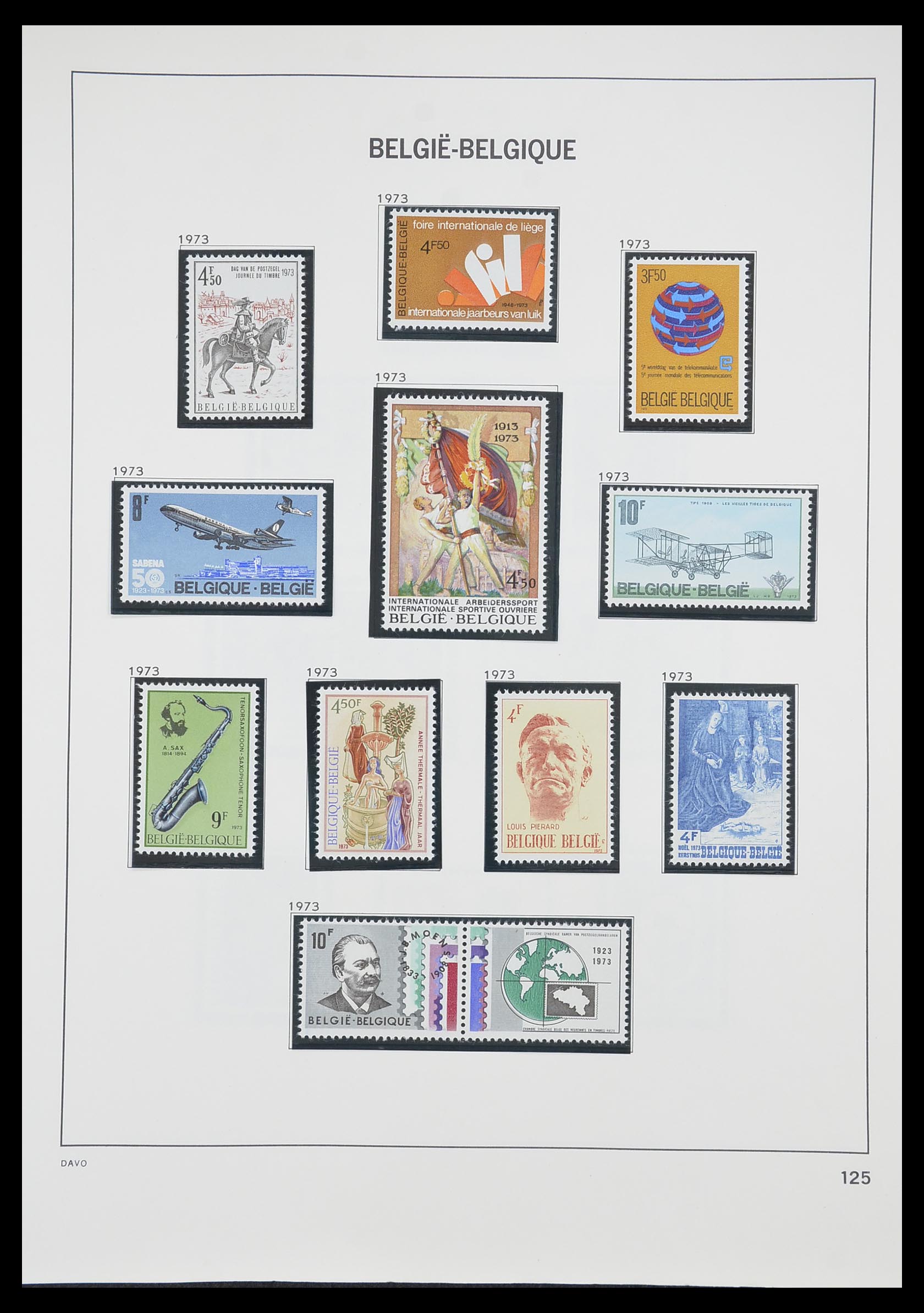 33899 030 - Postzegelverzameling 33899 België postfris 1965-2004.