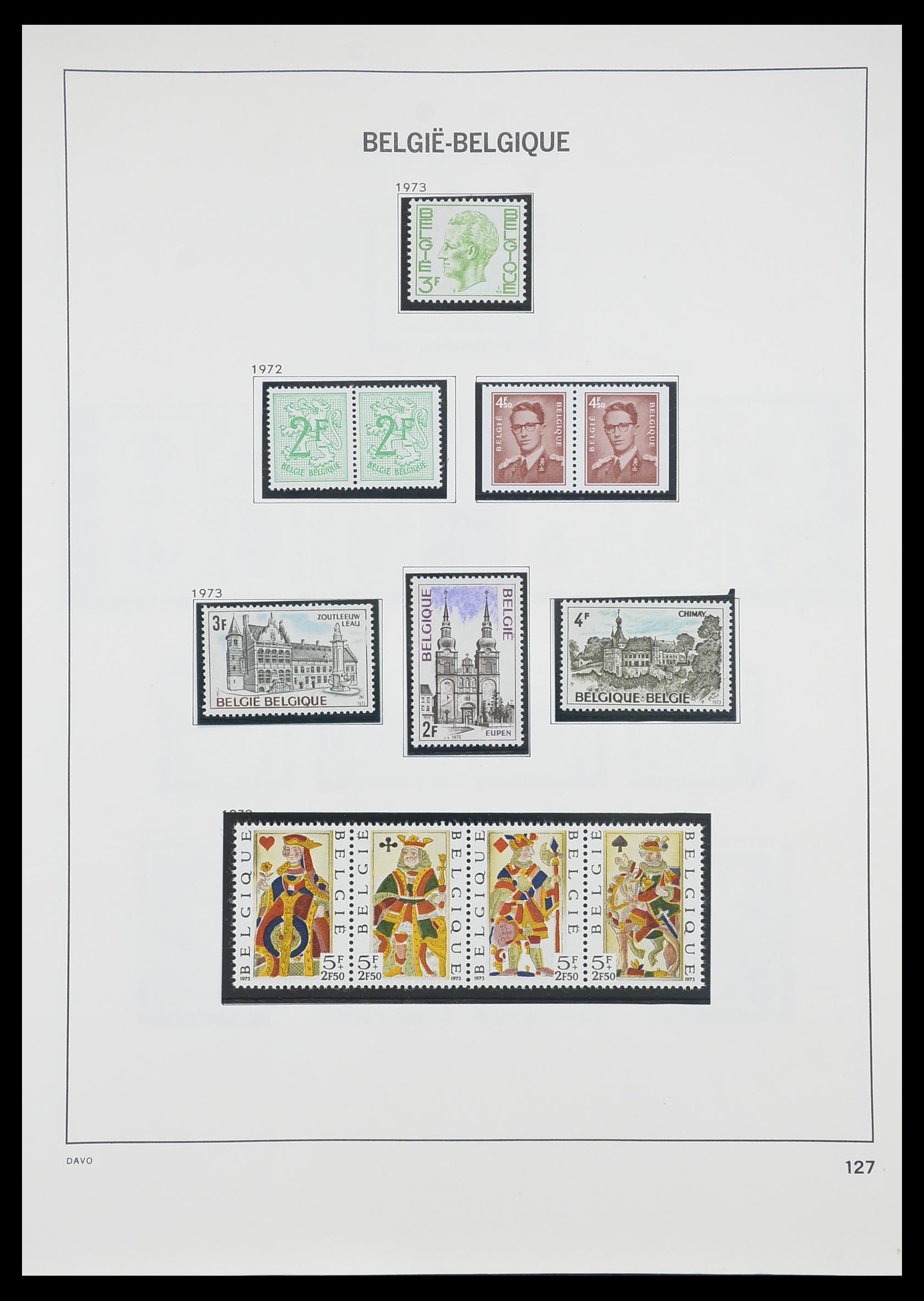 33899 032 - Postzegelverzameling 33899 België postfris 1965-2004.