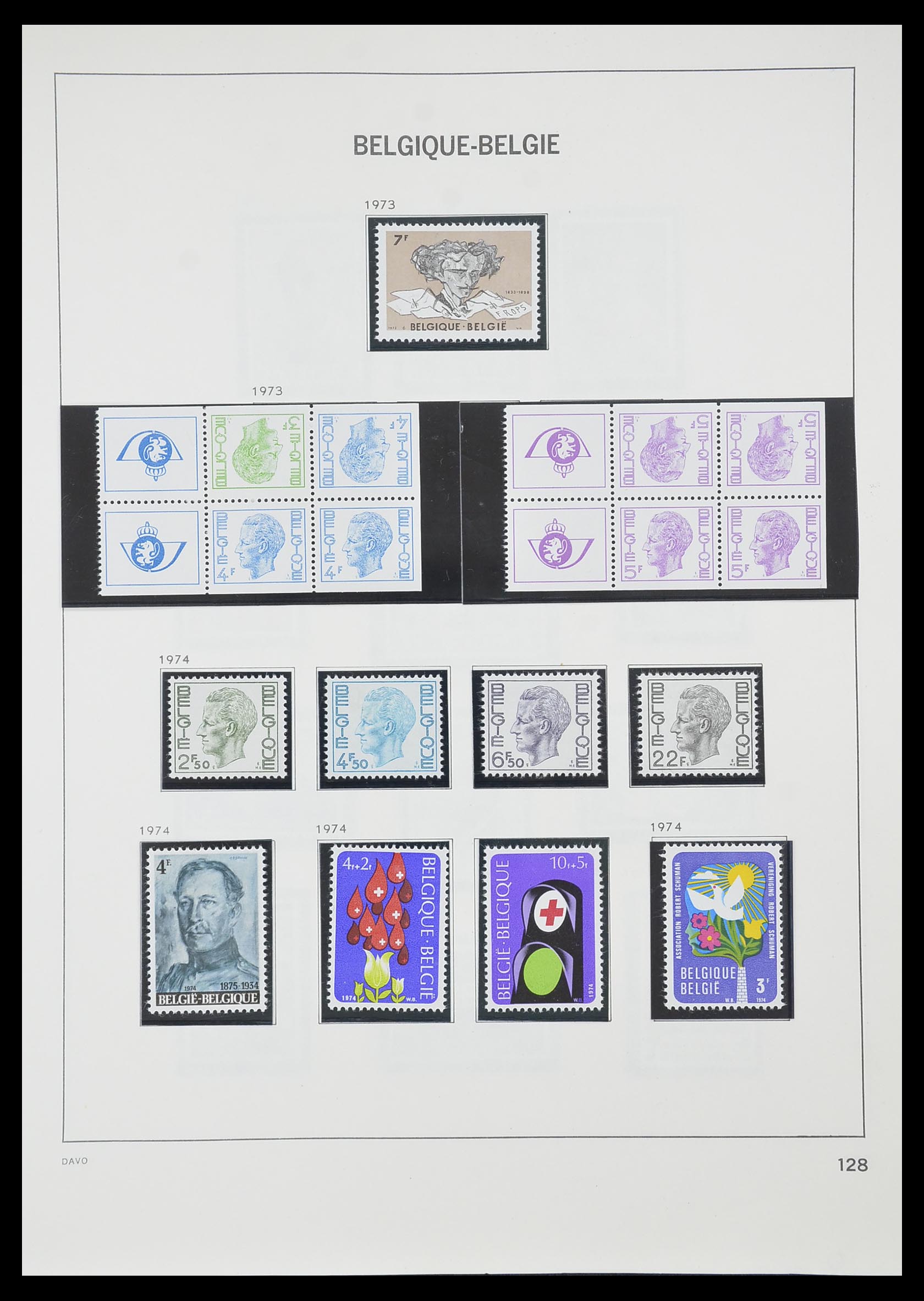 33899 033 - Postzegelverzameling 33899 België postfris 1965-2004.