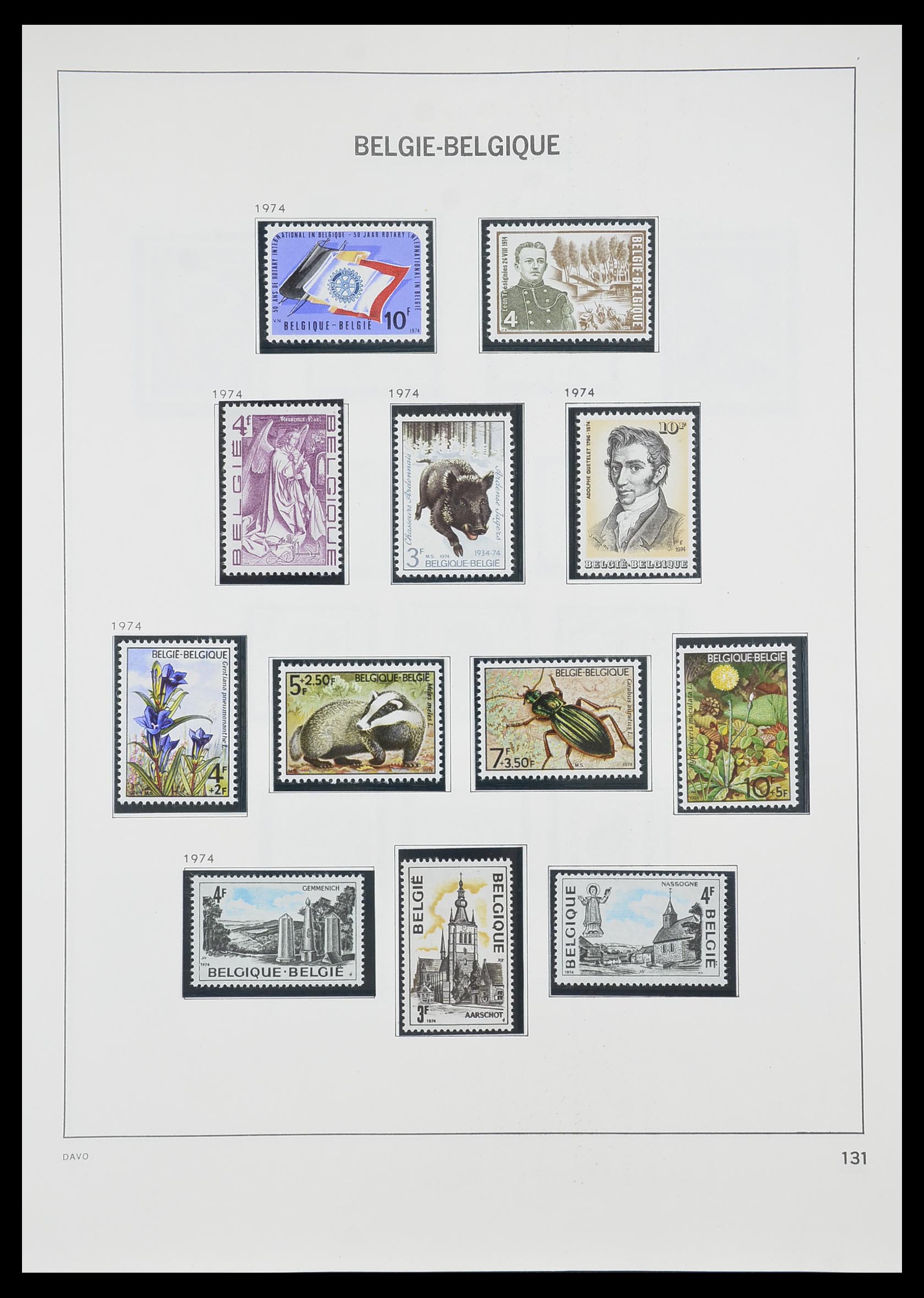 33899 036 - Postzegelverzameling 33899 België postfris 1965-2004.