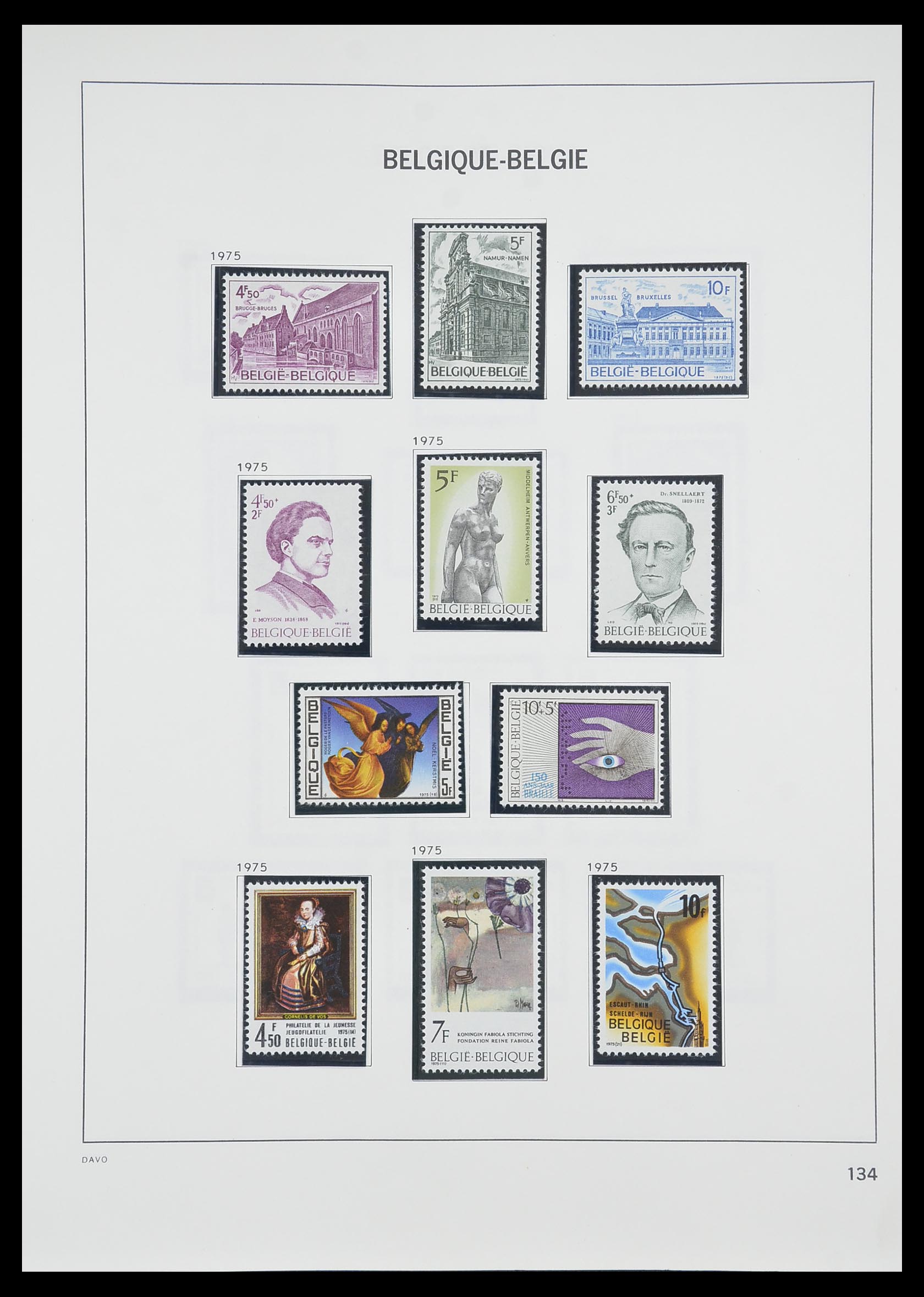 33899 039 - Postzegelverzameling 33899 België postfris 1965-2004.