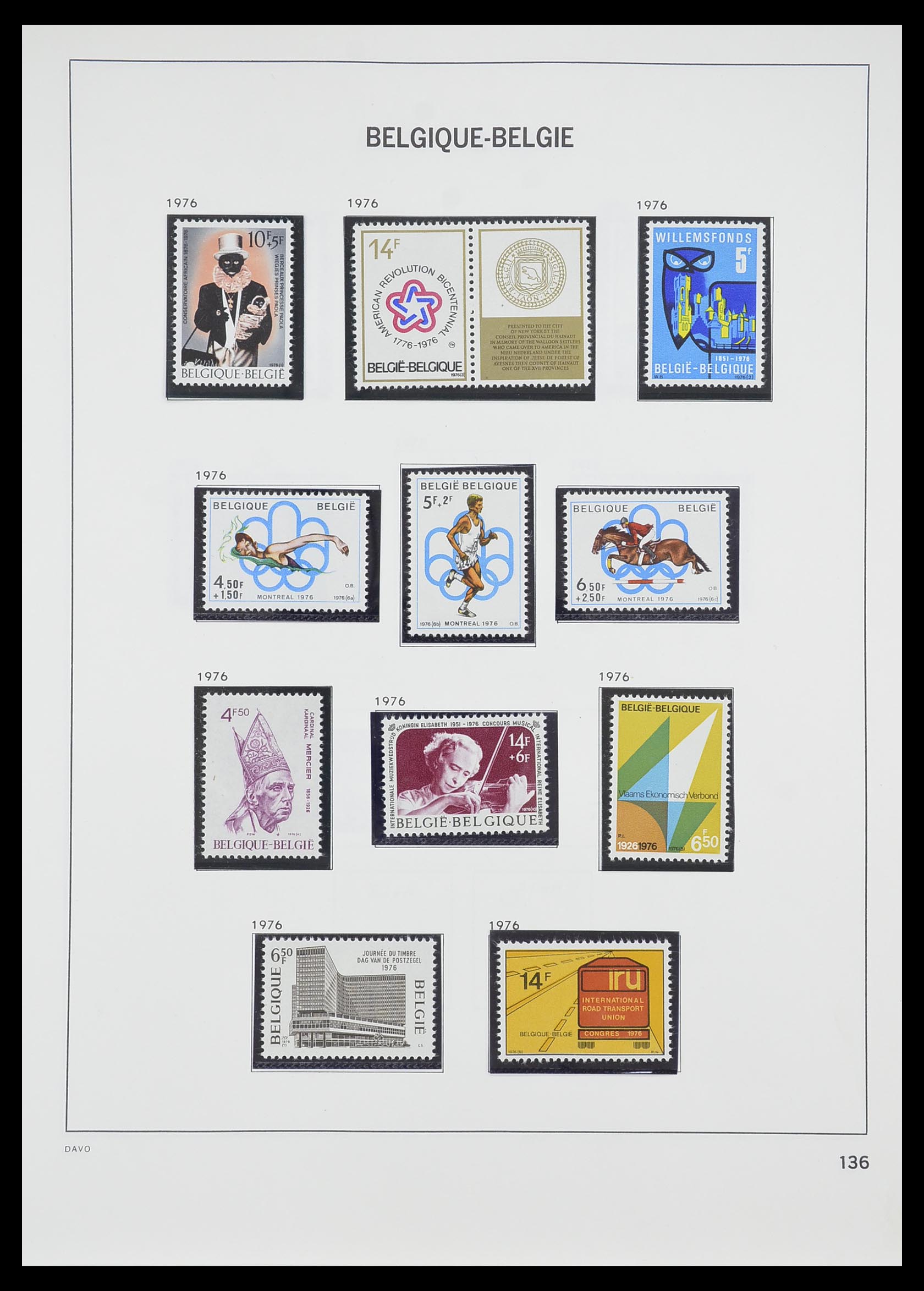 33899 041 - Postzegelverzameling 33899 België postfris 1965-2004.