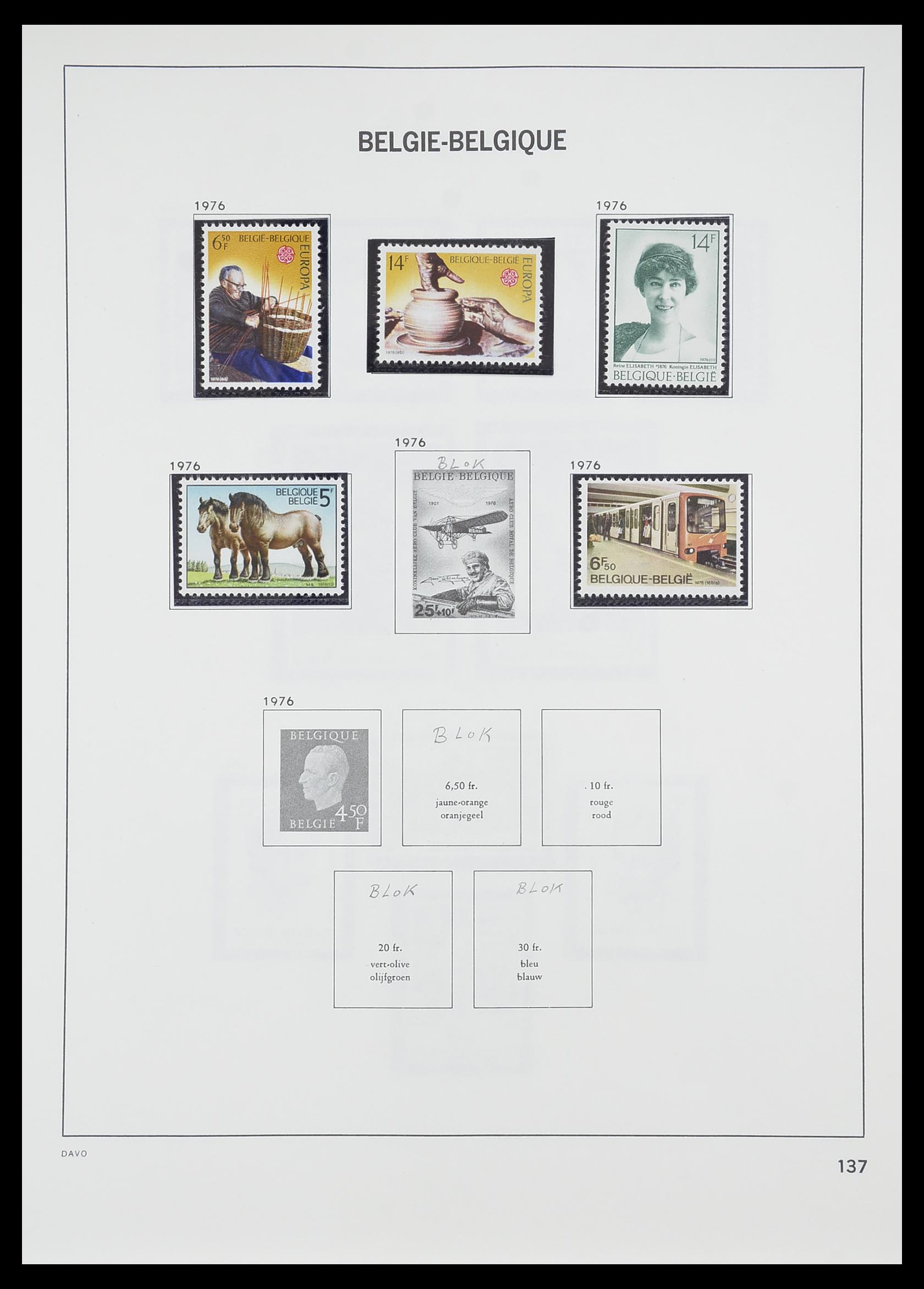 33899 042 - Postzegelverzameling 33899 België postfris 1965-2004.