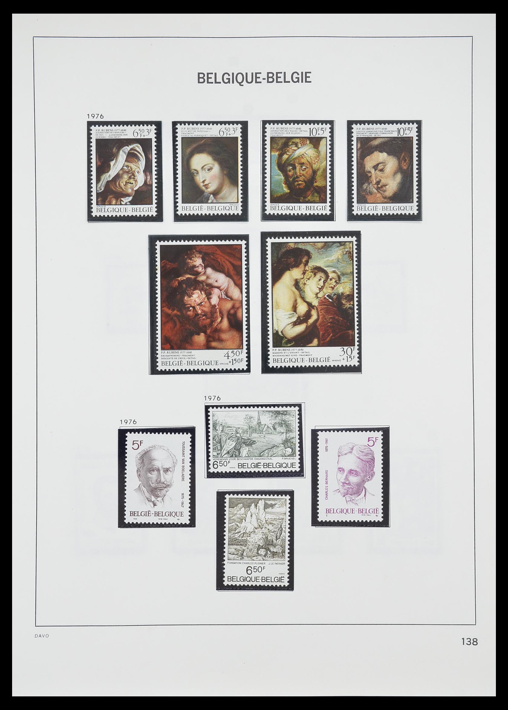 33899 043 - Postzegelverzameling 33899 België postfris 1965-2004.