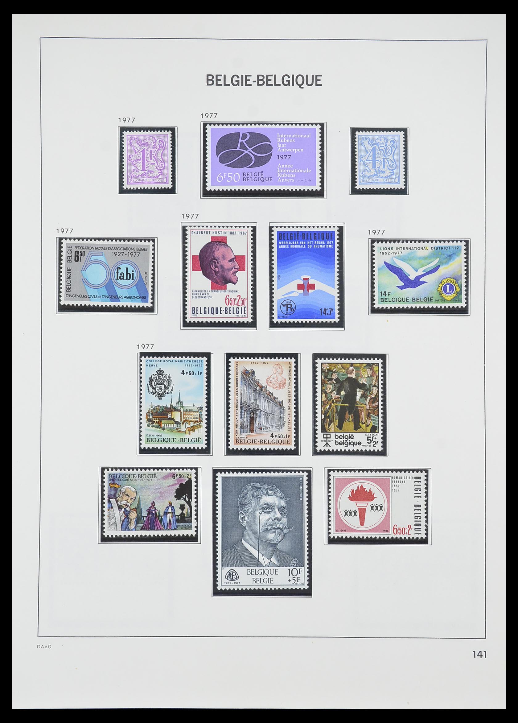 33899 046 - Postzegelverzameling 33899 België postfris 1965-2004.
