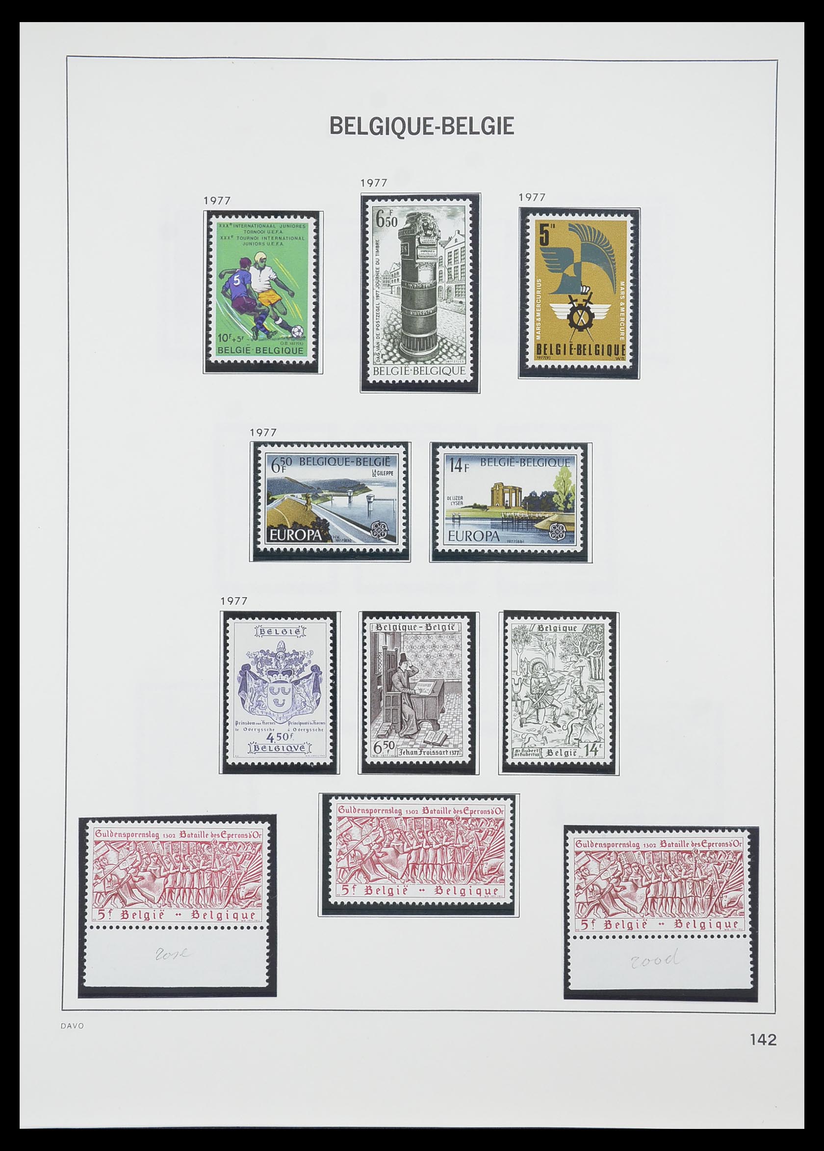 33899 047 - Postzegelverzameling 33899 België postfris 1965-2004.