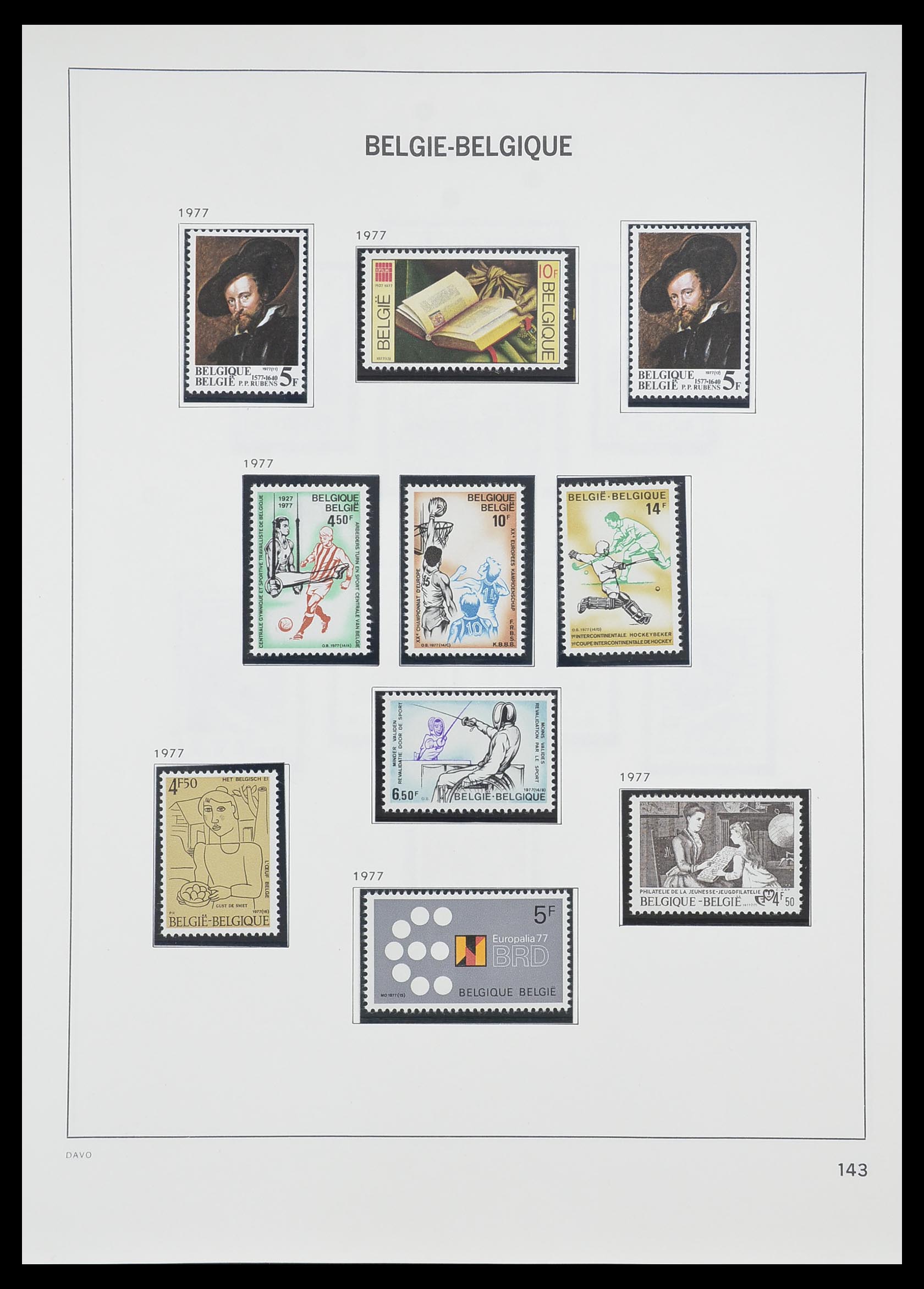 33899 048 - Postzegelverzameling 33899 België postfris 1965-2004.