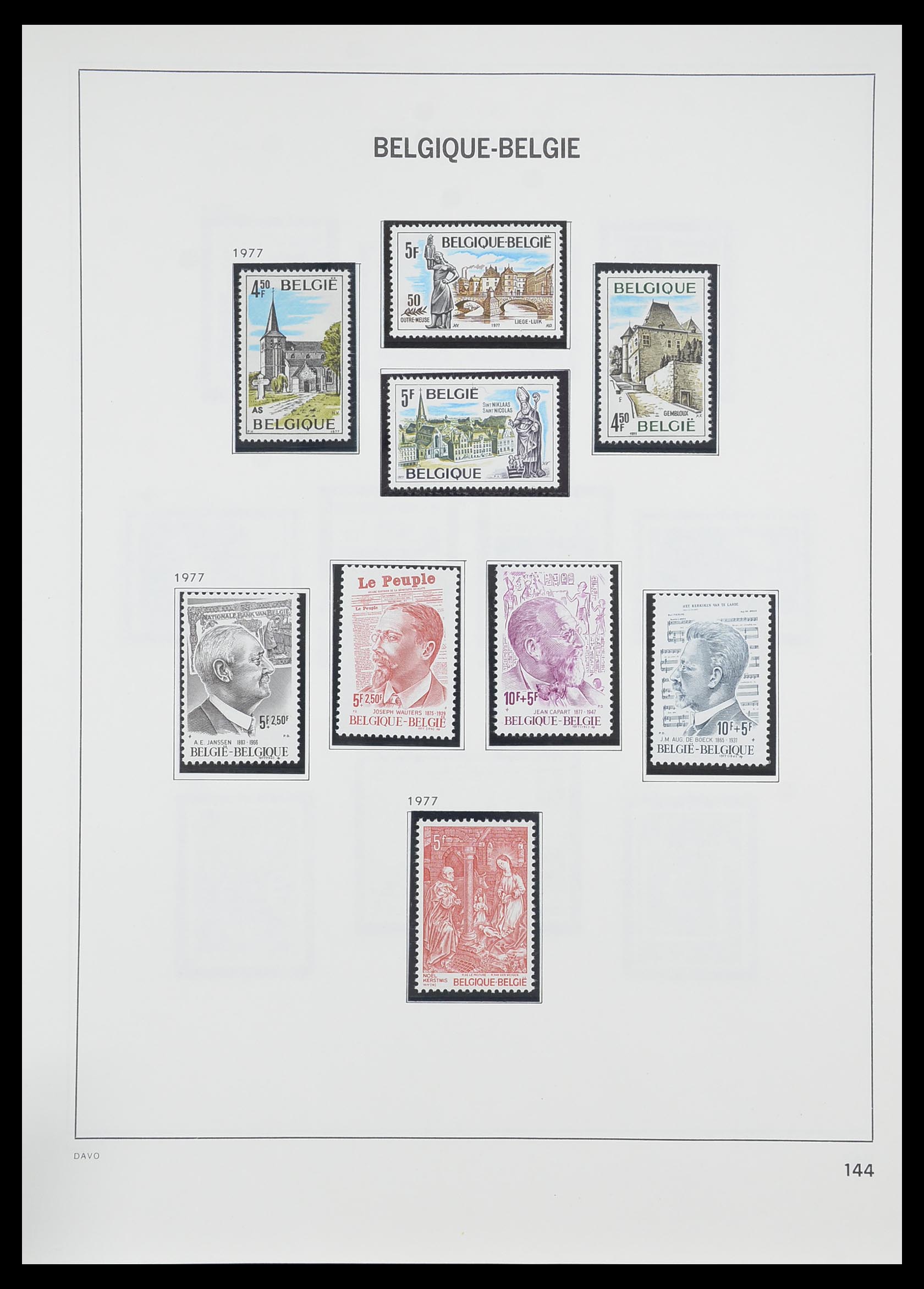 33899 049 - Postzegelverzameling 33899 België postfris 1965-2004.