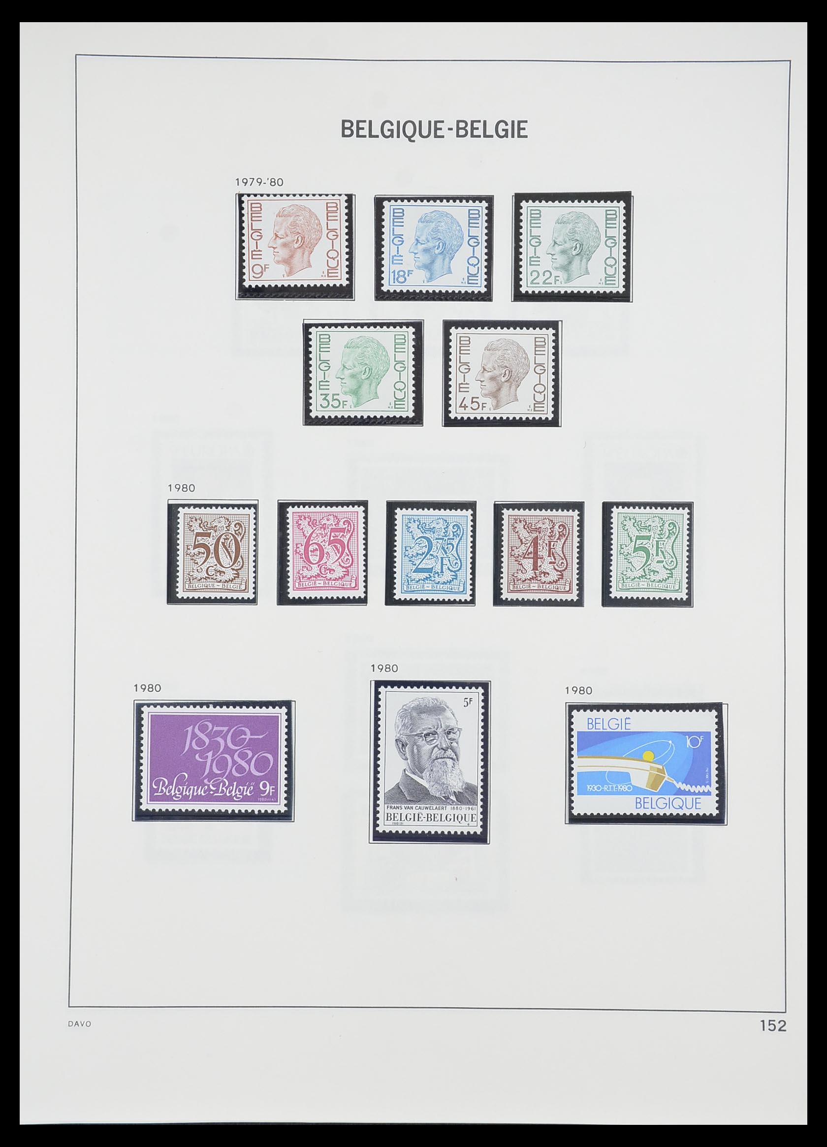 33899 057 - Postzegelverzameling 33899 België postfris 1965-2004.