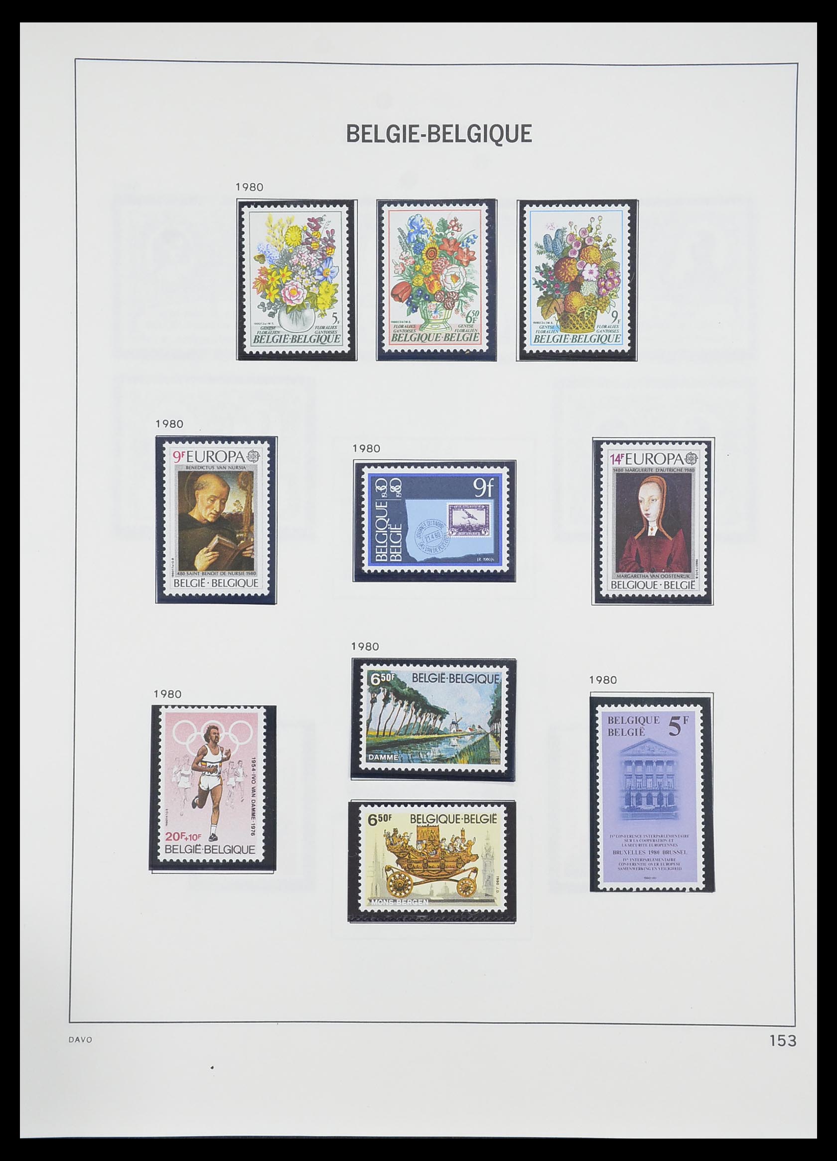 33899 058 - Postzegelverzameling 33899 België postfris 1965-2004.