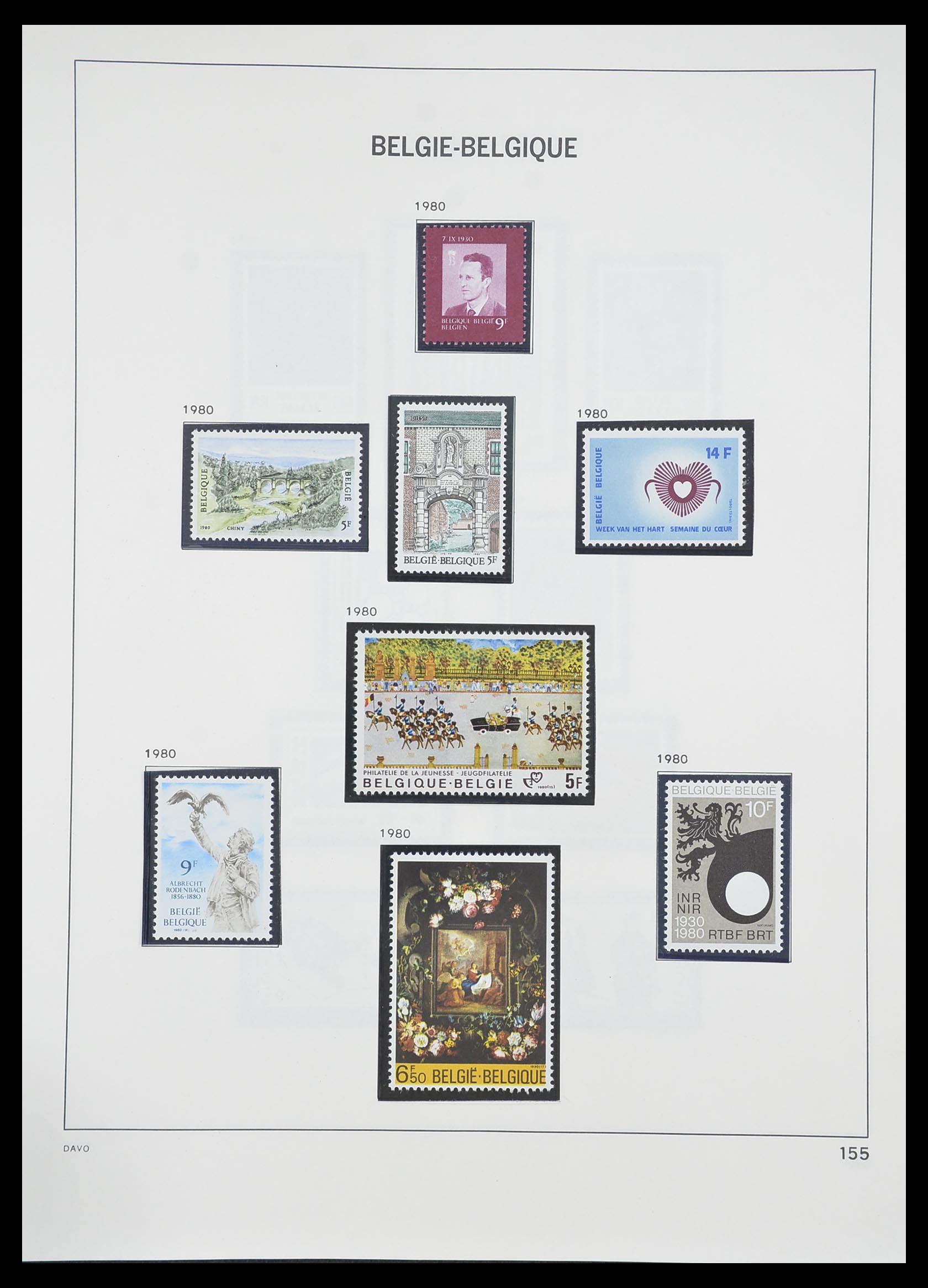 33899 060 - Postzegelverzameling 33899 België postfris 1965-2004.