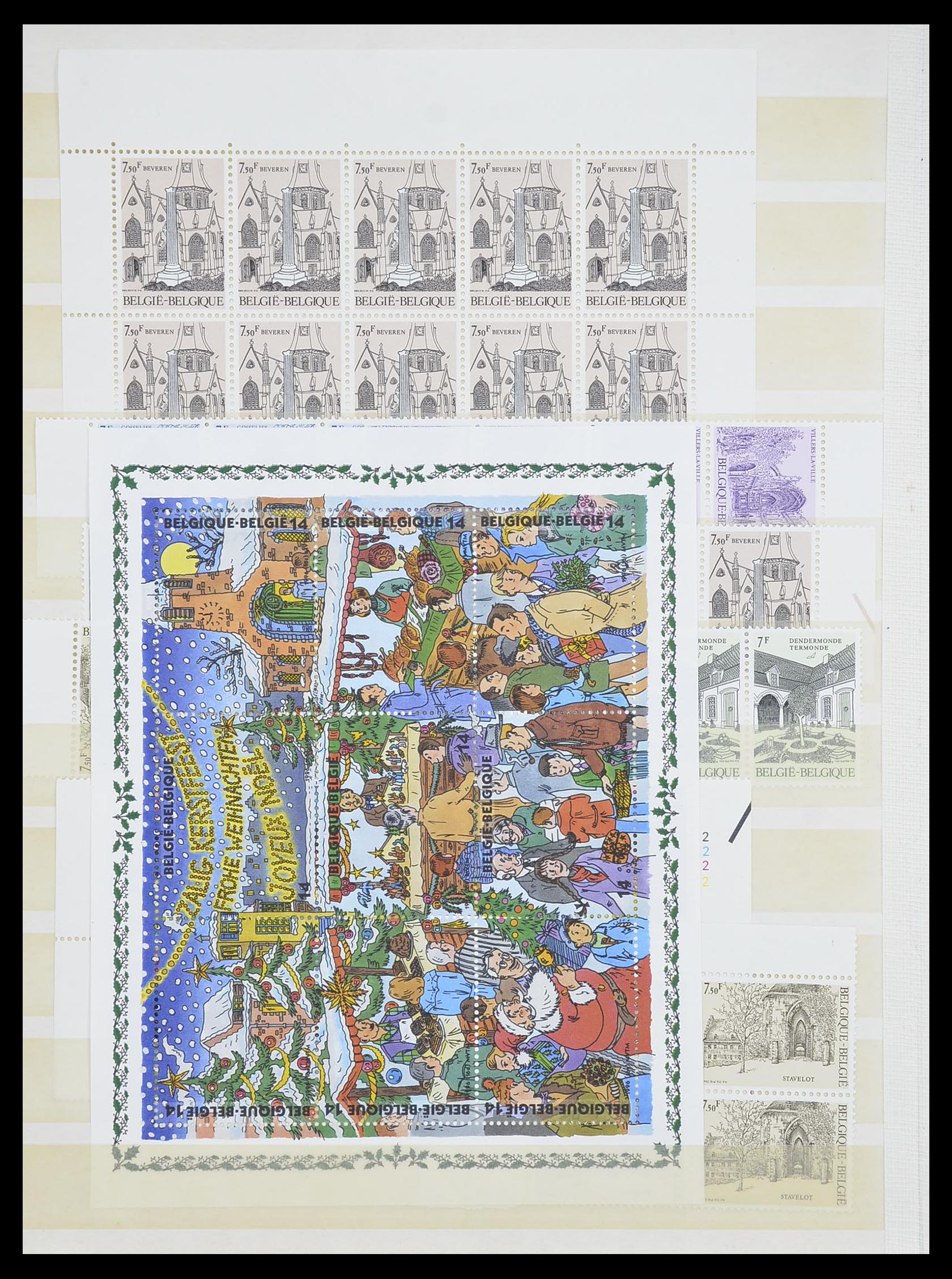 33899 091 - Postzegelverzameling 33899 België postfris 1965-2004.