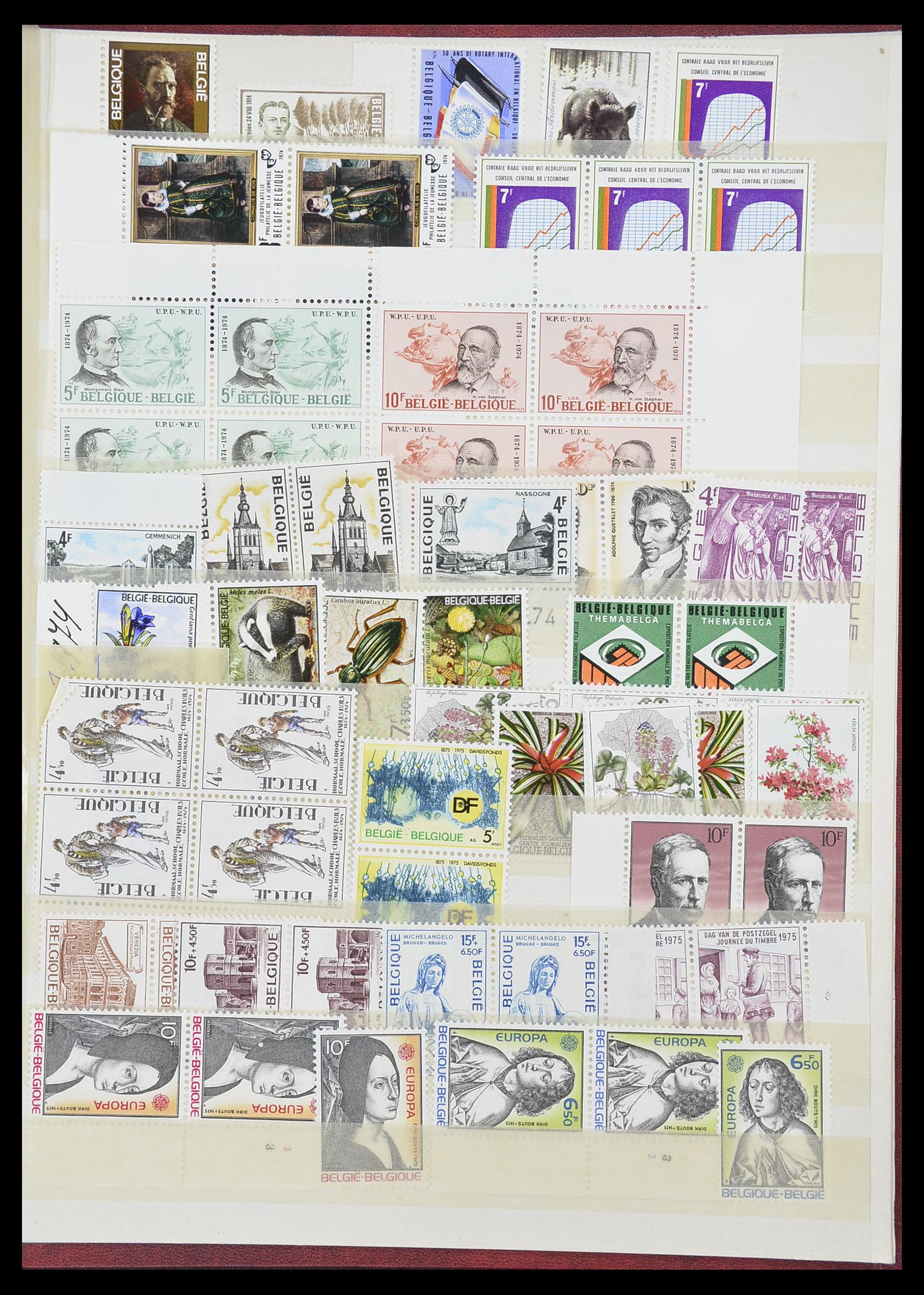 33899 110 - Postzegelverzameling 33899 België postfris 1965-2004.