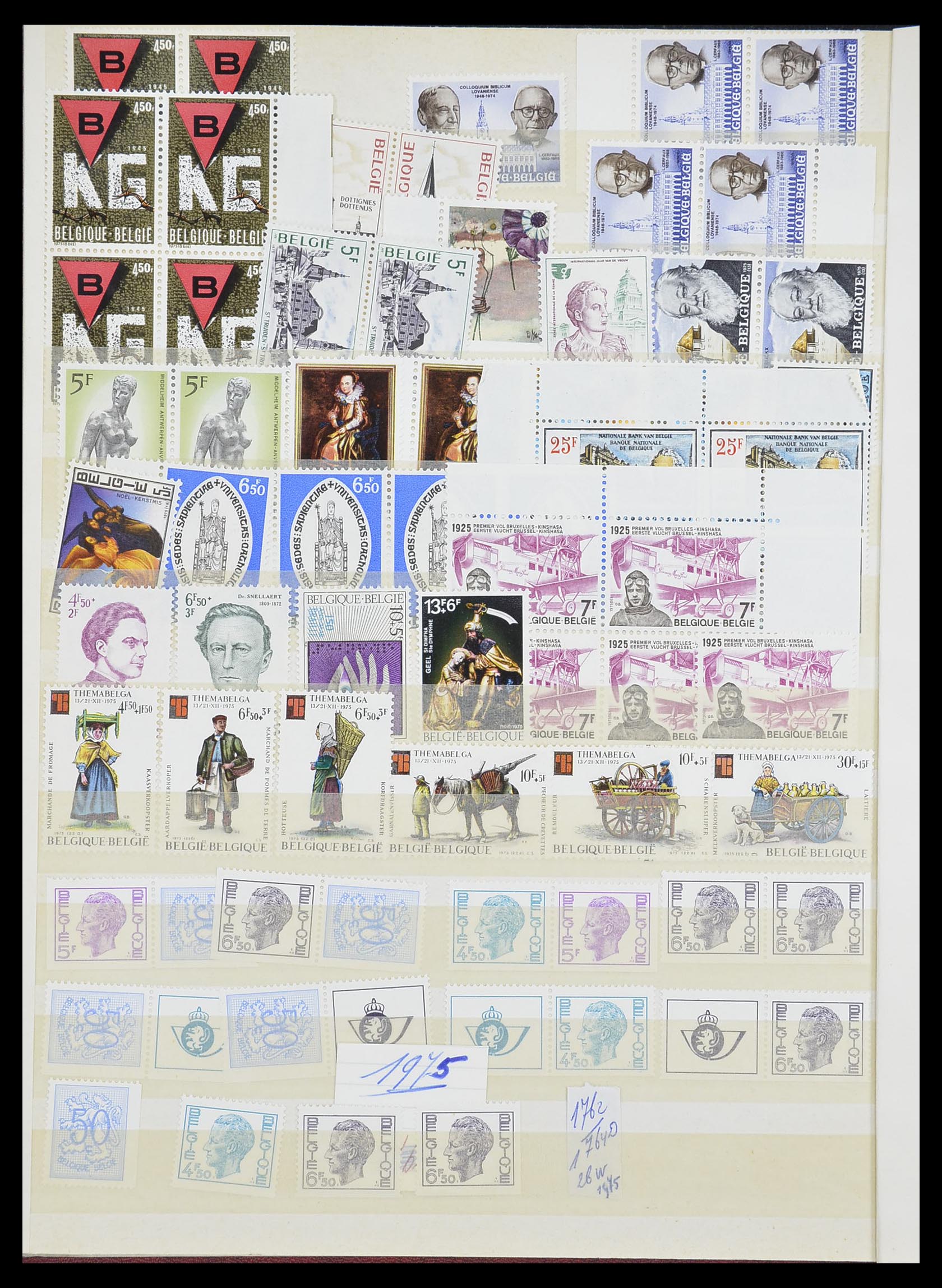 33899 111 - Postzegelverzameling 33899 België postfris 1965-2004.