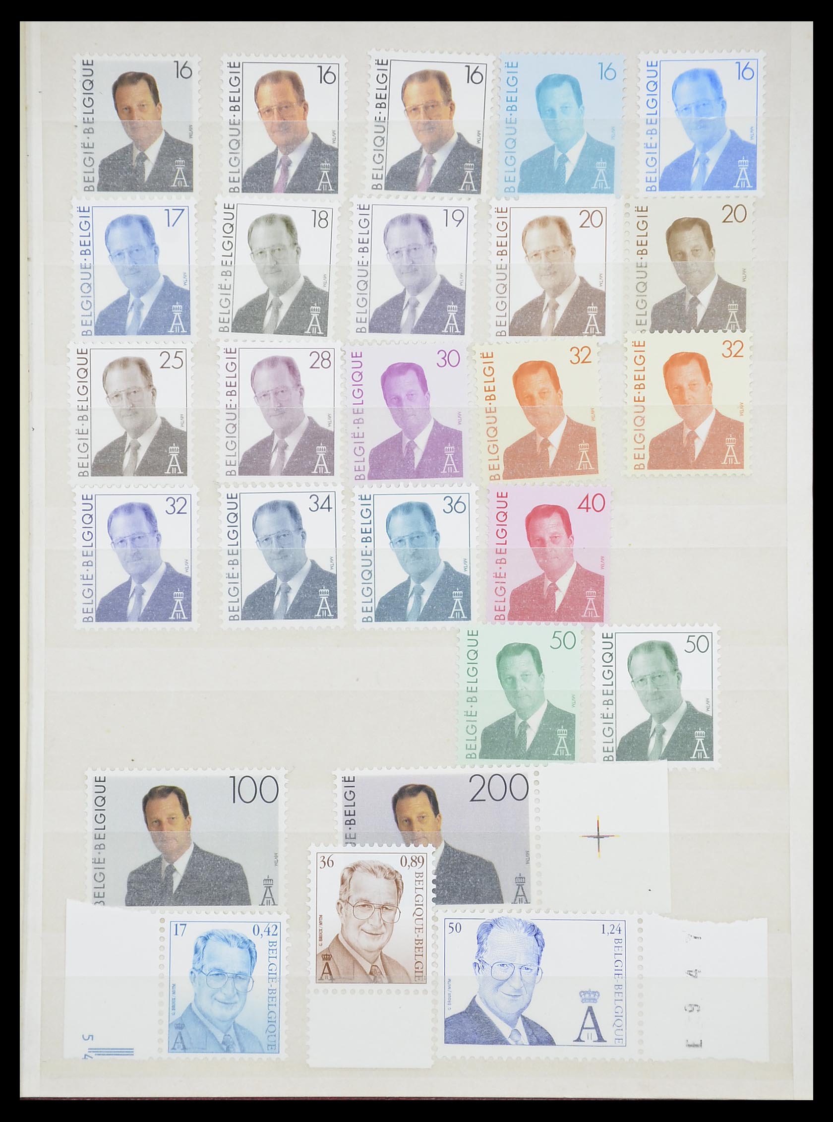 33899 112 - Postzegelverzameling 33899 België postfris 1965-2004.