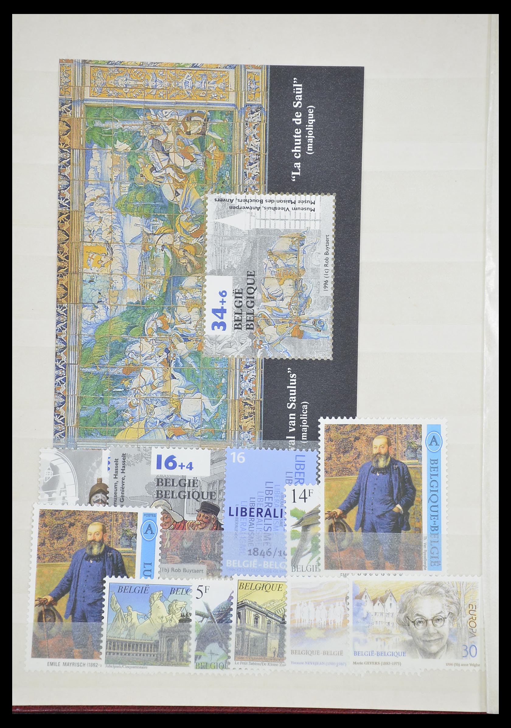 33899 121 - Postzegelverzameling 33899 België postfris 1965-2004.
