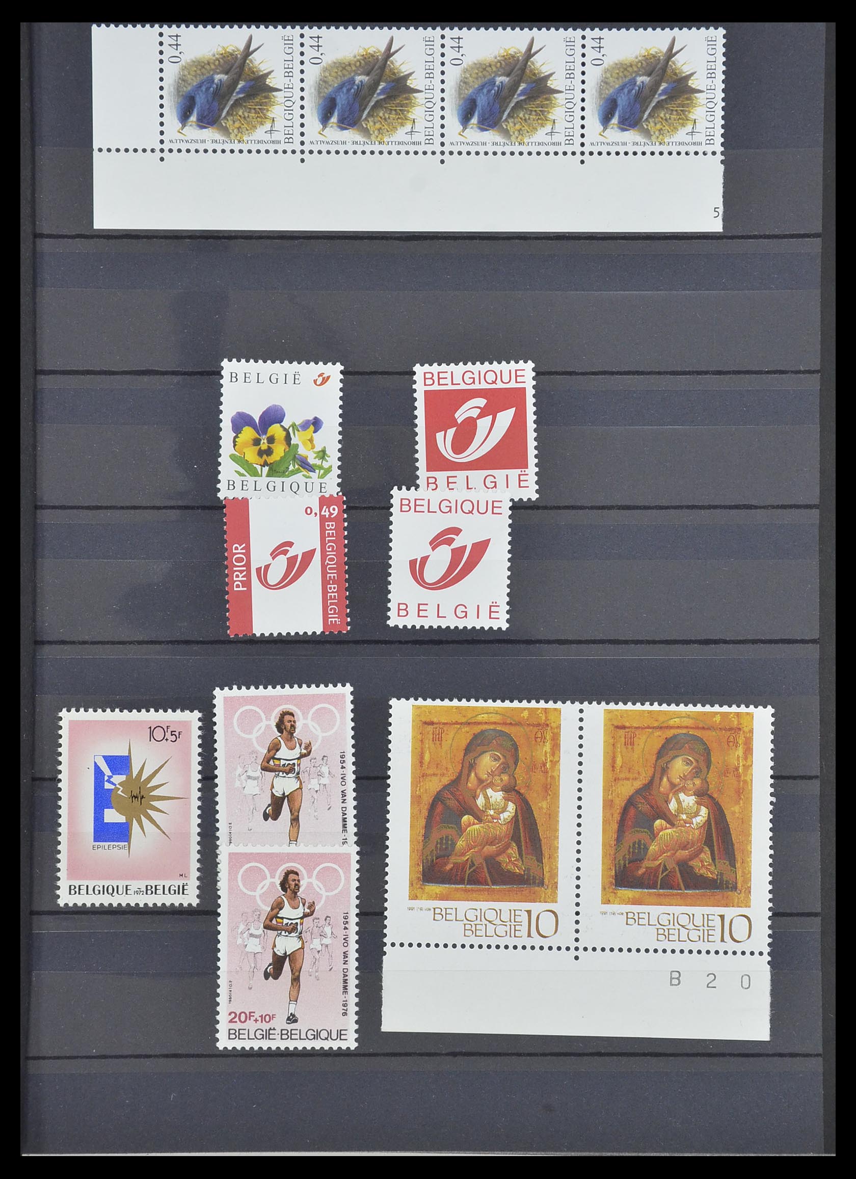 33899 127 - Postzegelverzameling 33899 België postfris 1965-2004.