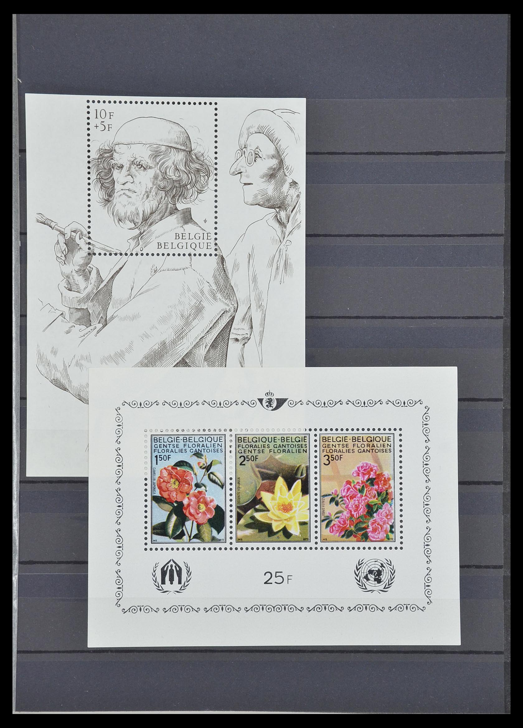 33899 129 - Postzegelverzameling 33899 België postfris 1965-2004.