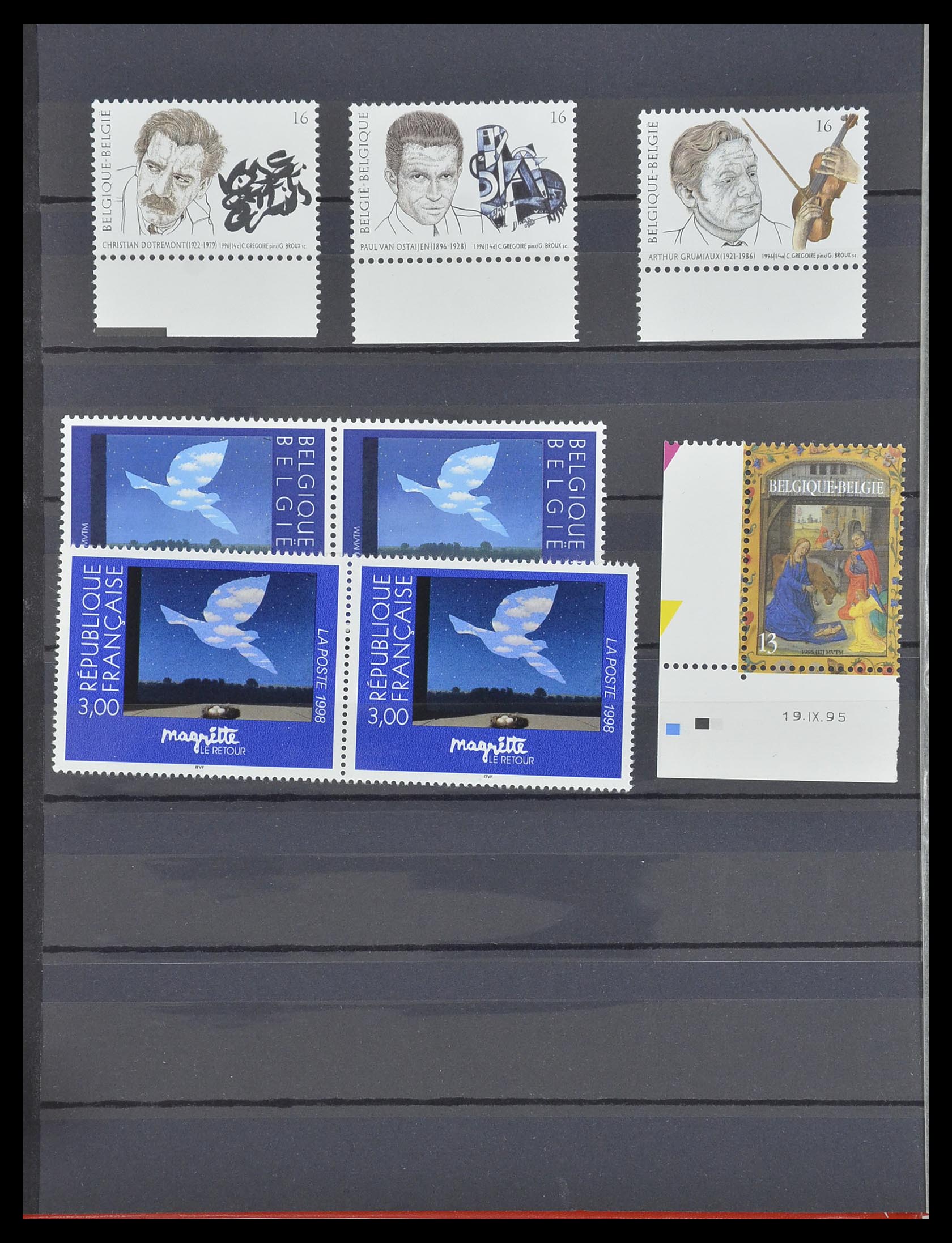 33899 132 - Postzegelverzameling 33899 België postfris 1965-2004.