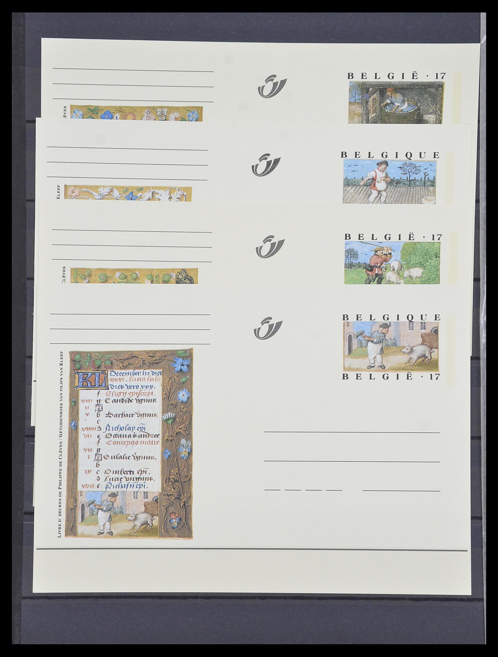 33899 140 - Postzegelverzameling 33899 België postfris 1965-2004.