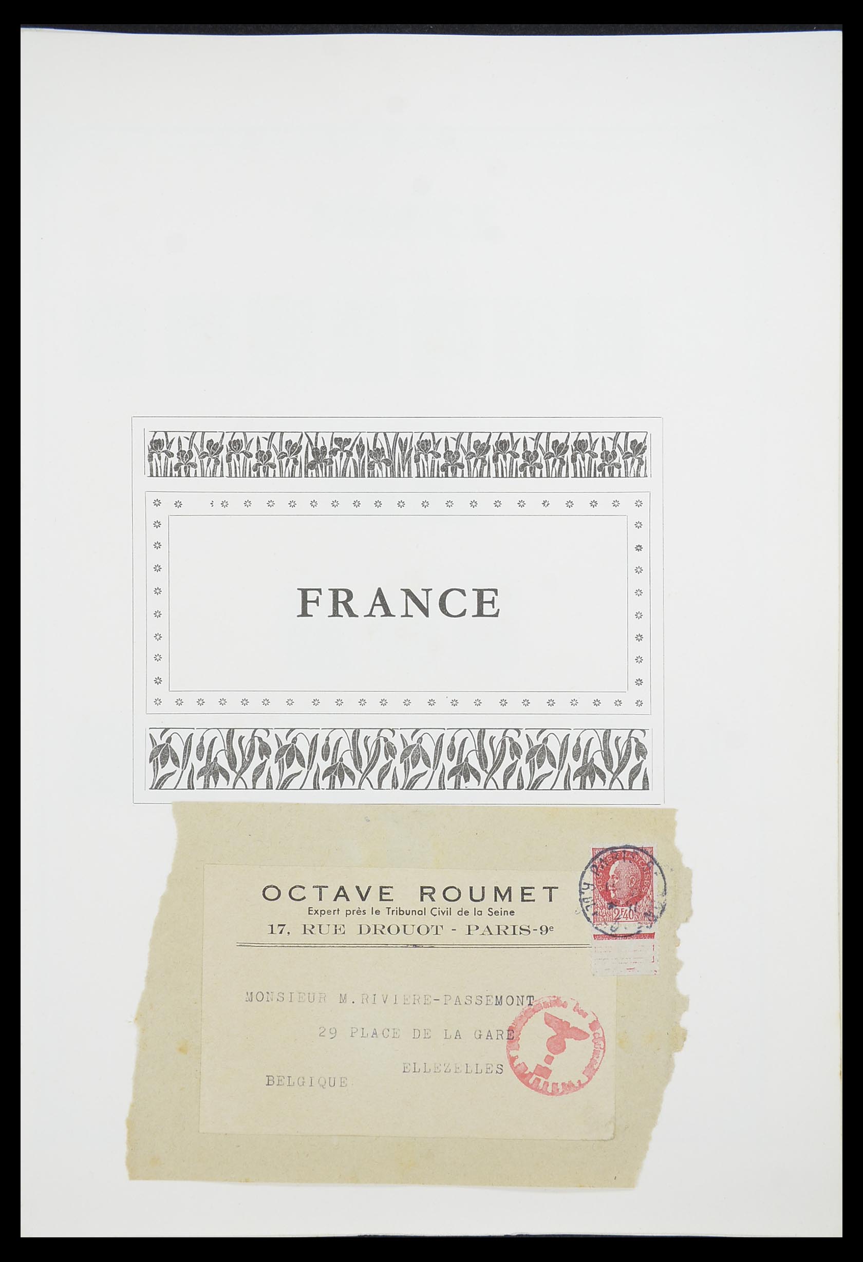 33900 001 - Postzegelverzameling 33900 Frankrijk 1849-1966.