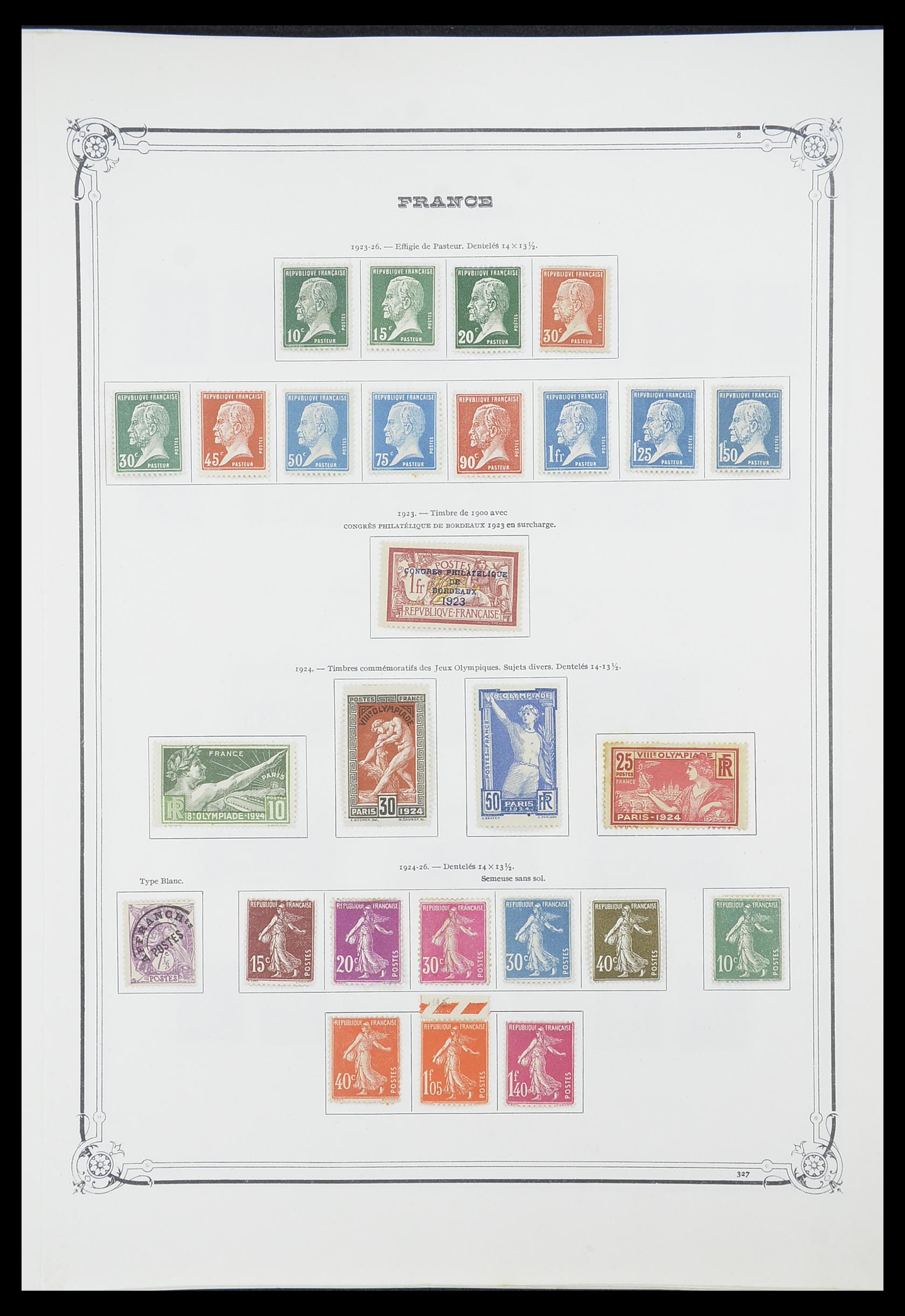 33900 011 - Postzegelverzameling 33900 Frankrijk 1849-1966.