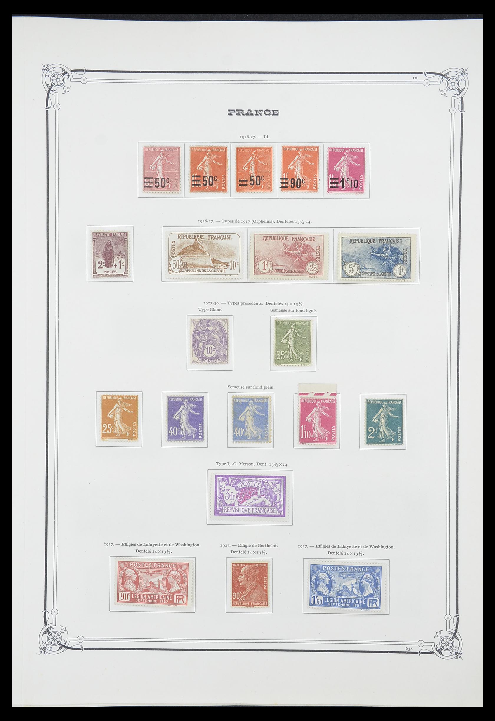 33900 013 - Stamp collection 33900 France 1849-1966.