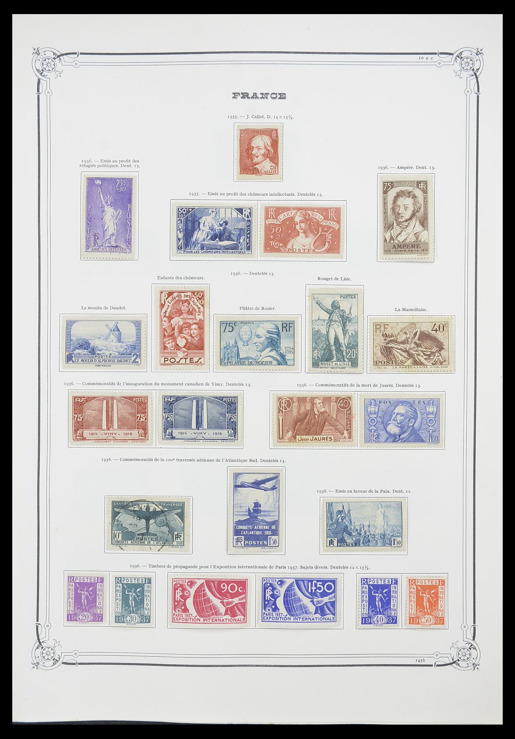 33900 017 - Postzegelverzameling 33900 Frankrijk 1849-1966.