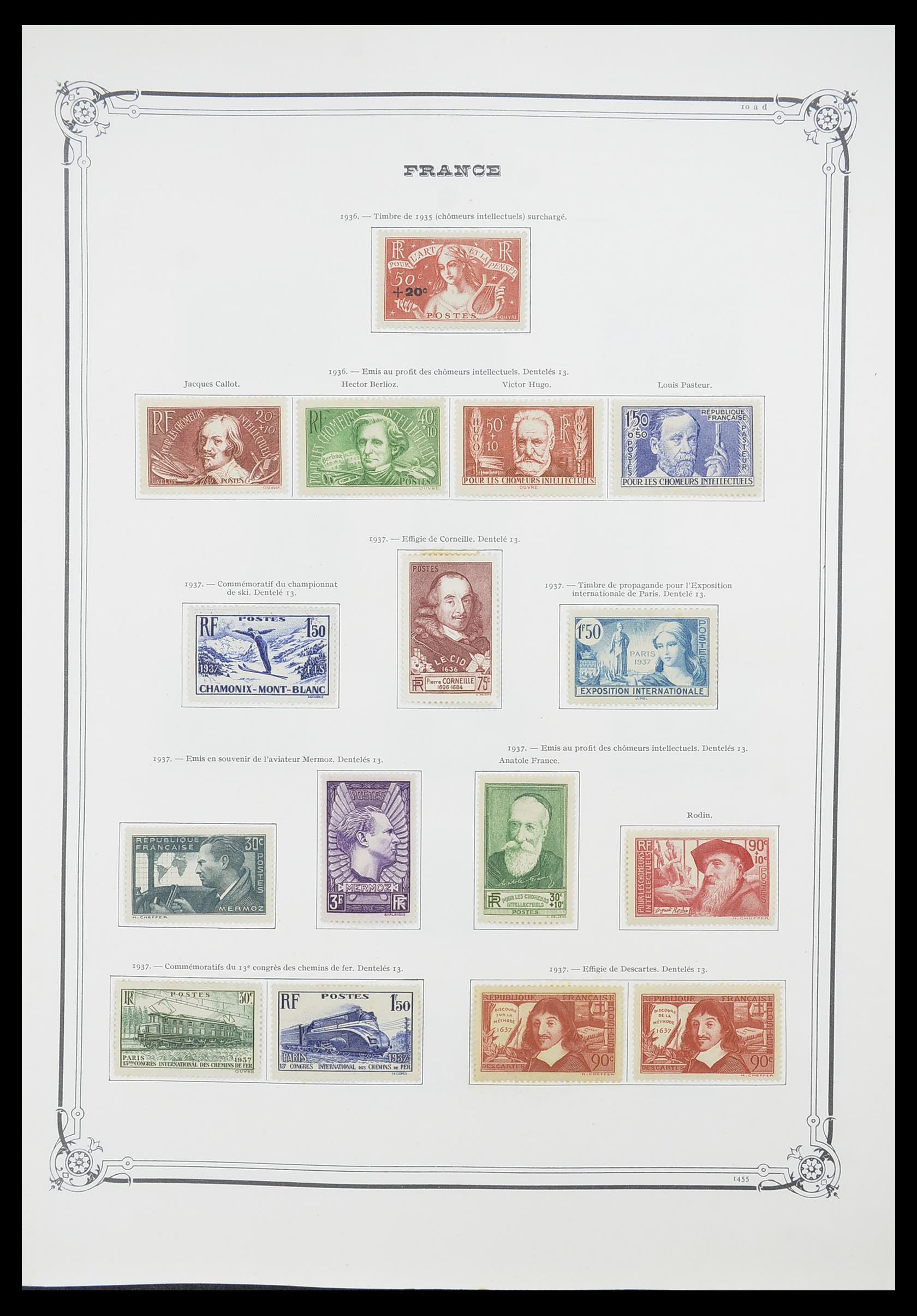 33900 018 - Postzegelverzameling 33900 Frankrijk 1849-1966.