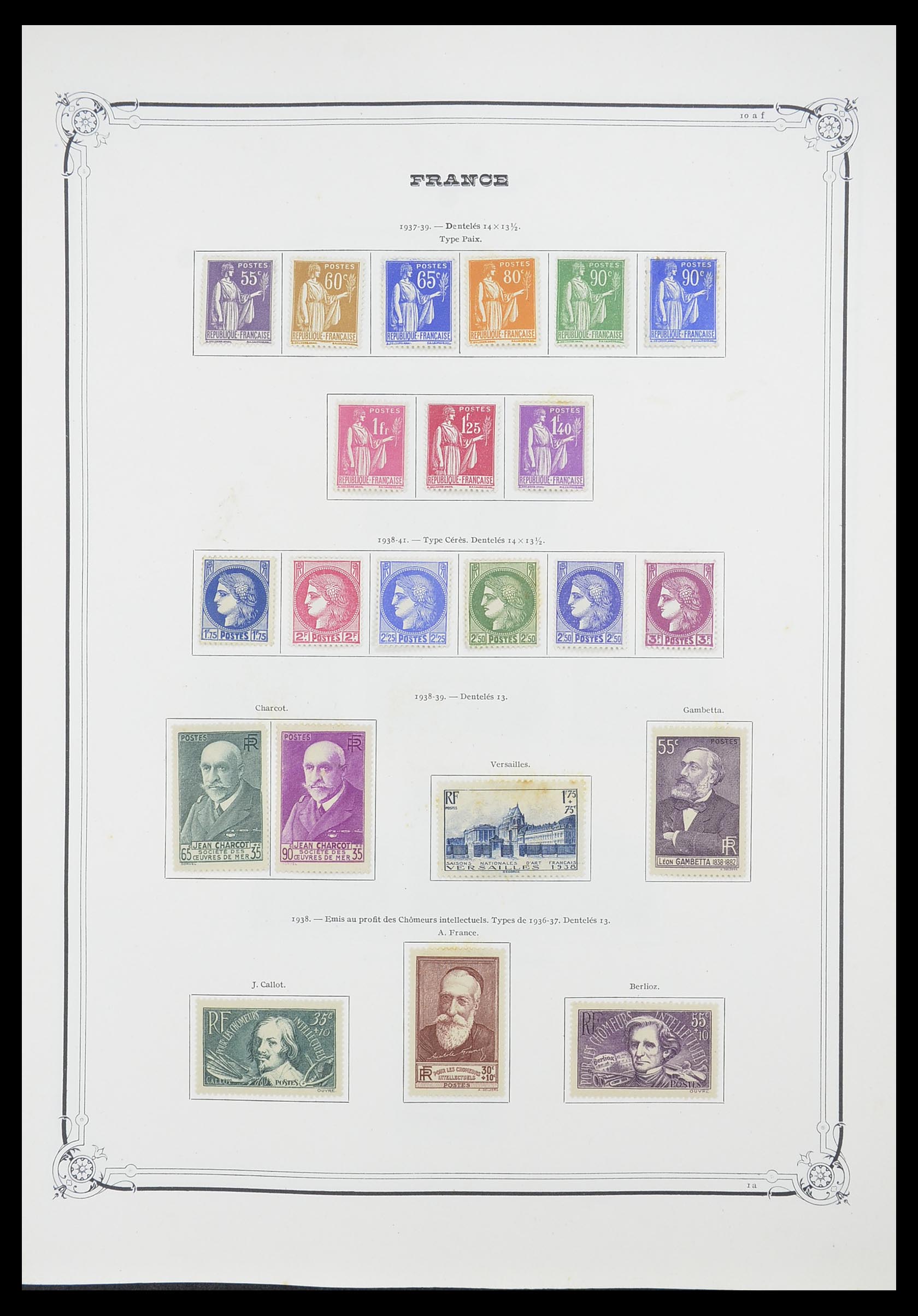 33900 020 - Postzegelverzameling 33900 Frankrijk 1849-1966.