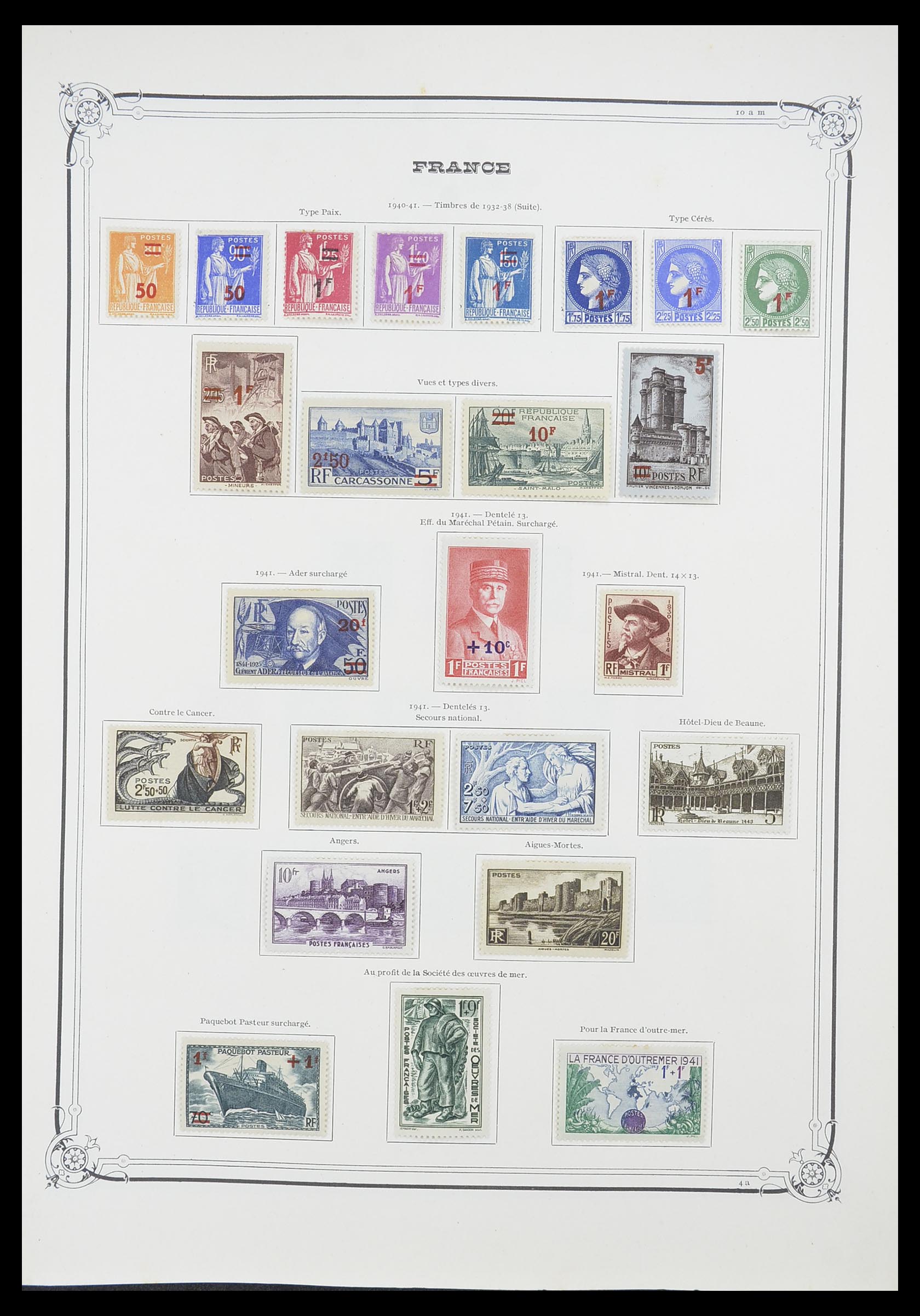 33900 026 - Postzegelverzameling 33900 Frankrijk 1849-1966.