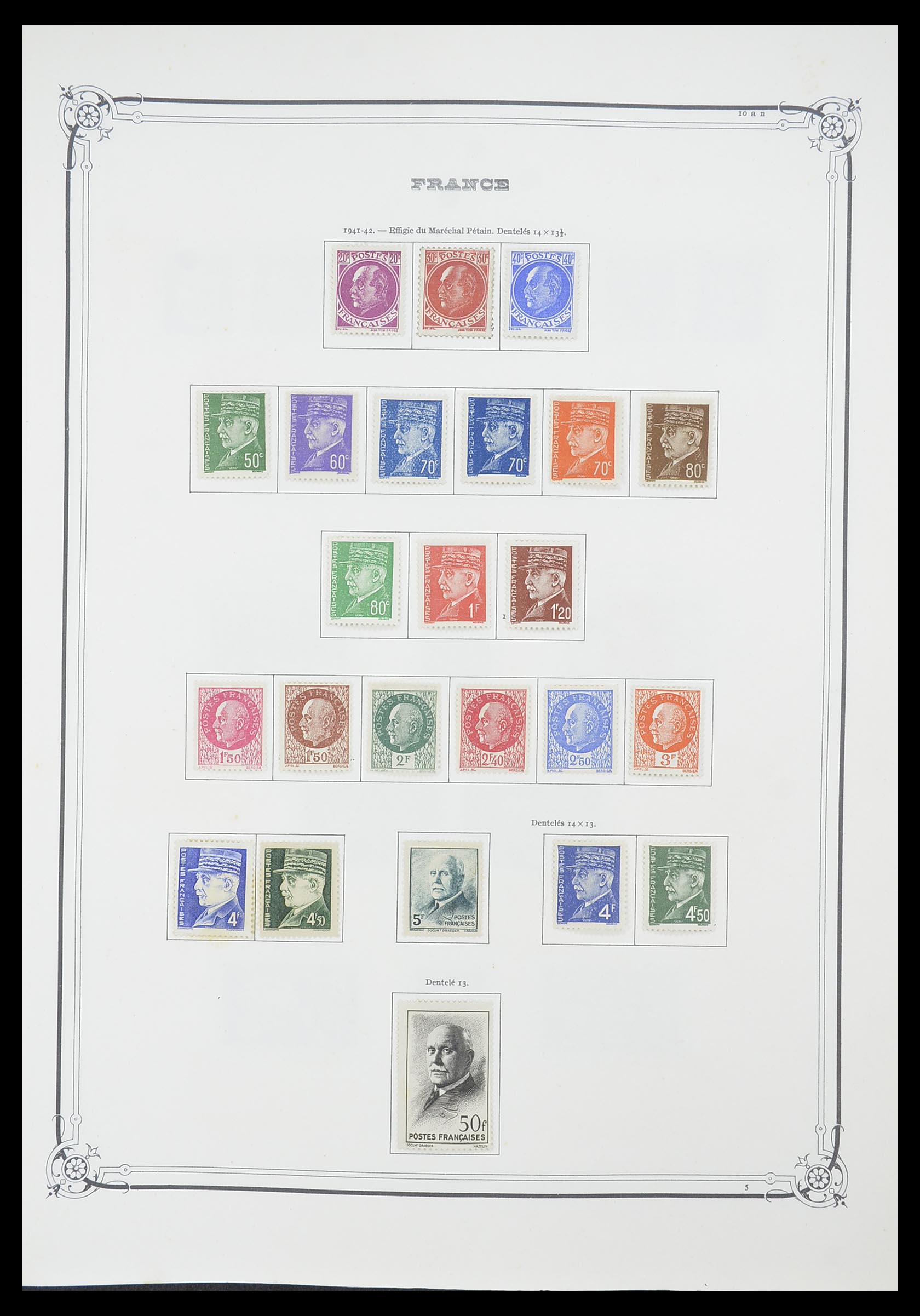33900 027 - Postzegelverzameling 33900 Frankrijk 1849-1966.