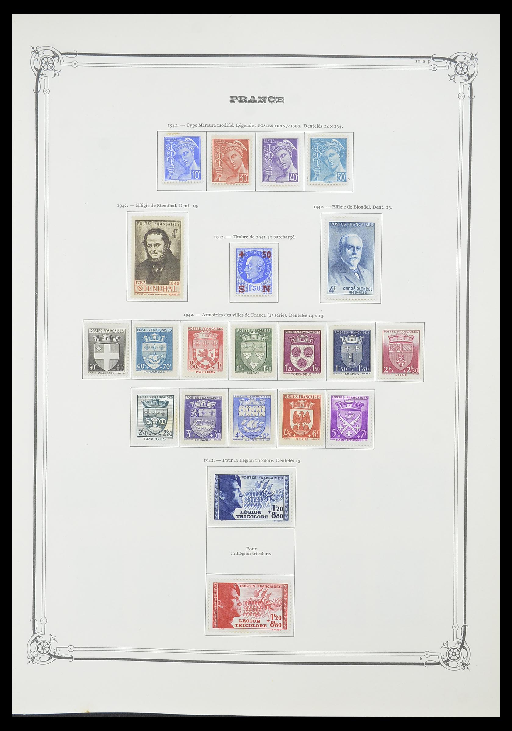 33900 029 - Postzegelverzameling 33900 Frankrijk 1849-1966.