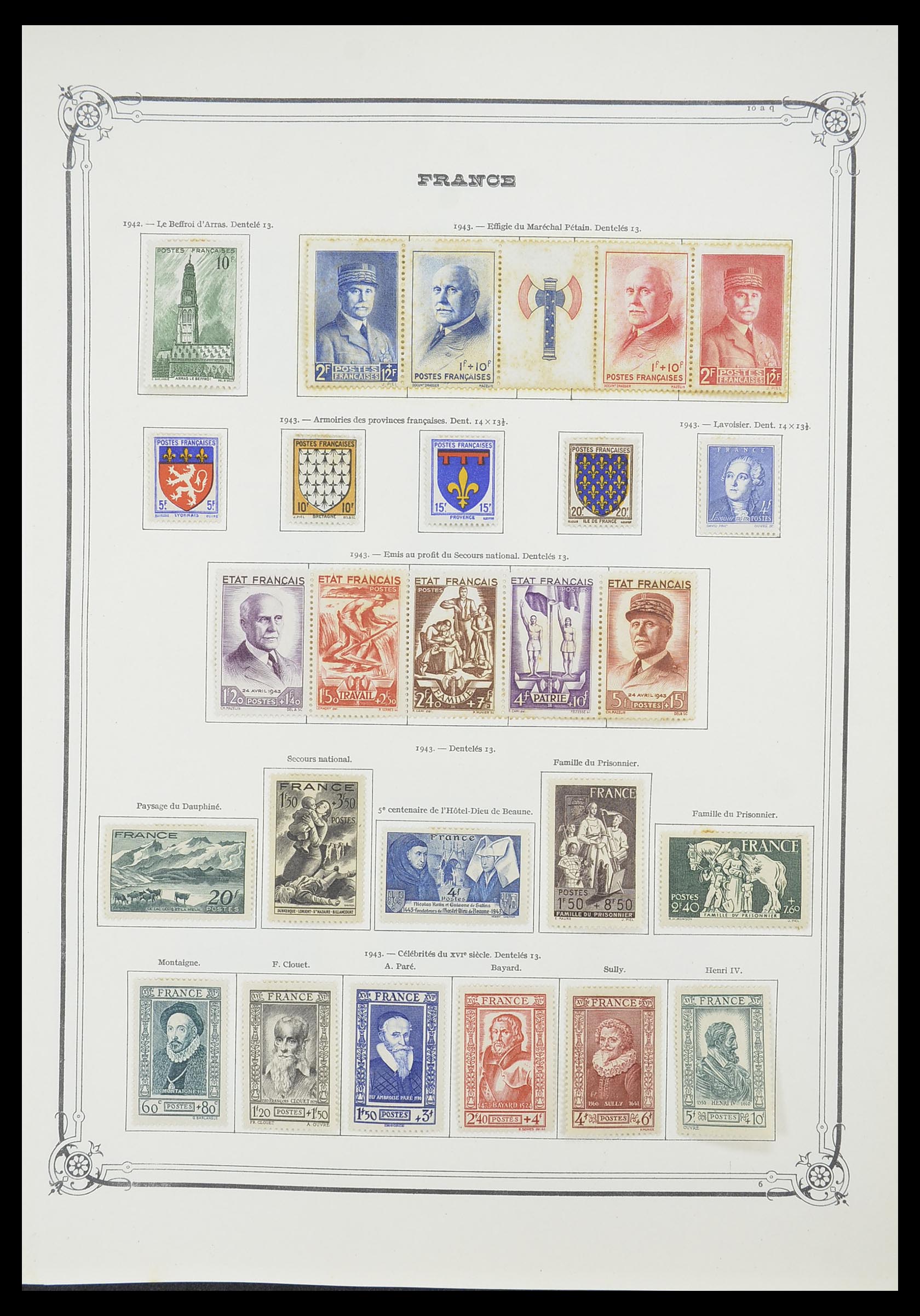 33900 030 - Postzegelverzameling 33900 Frankrijk 1849-1966.