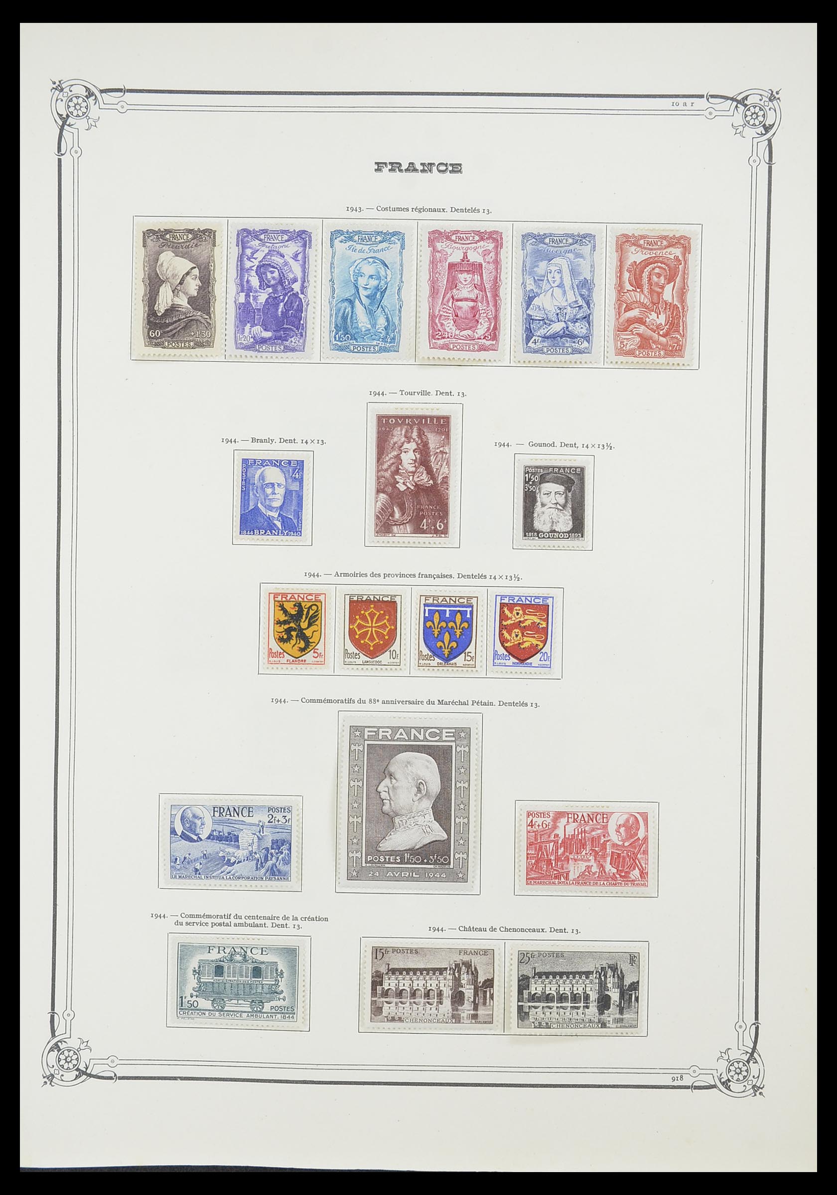 33900 031 - Postzegelverzameling 33900 Frankrijk 1849-1966.