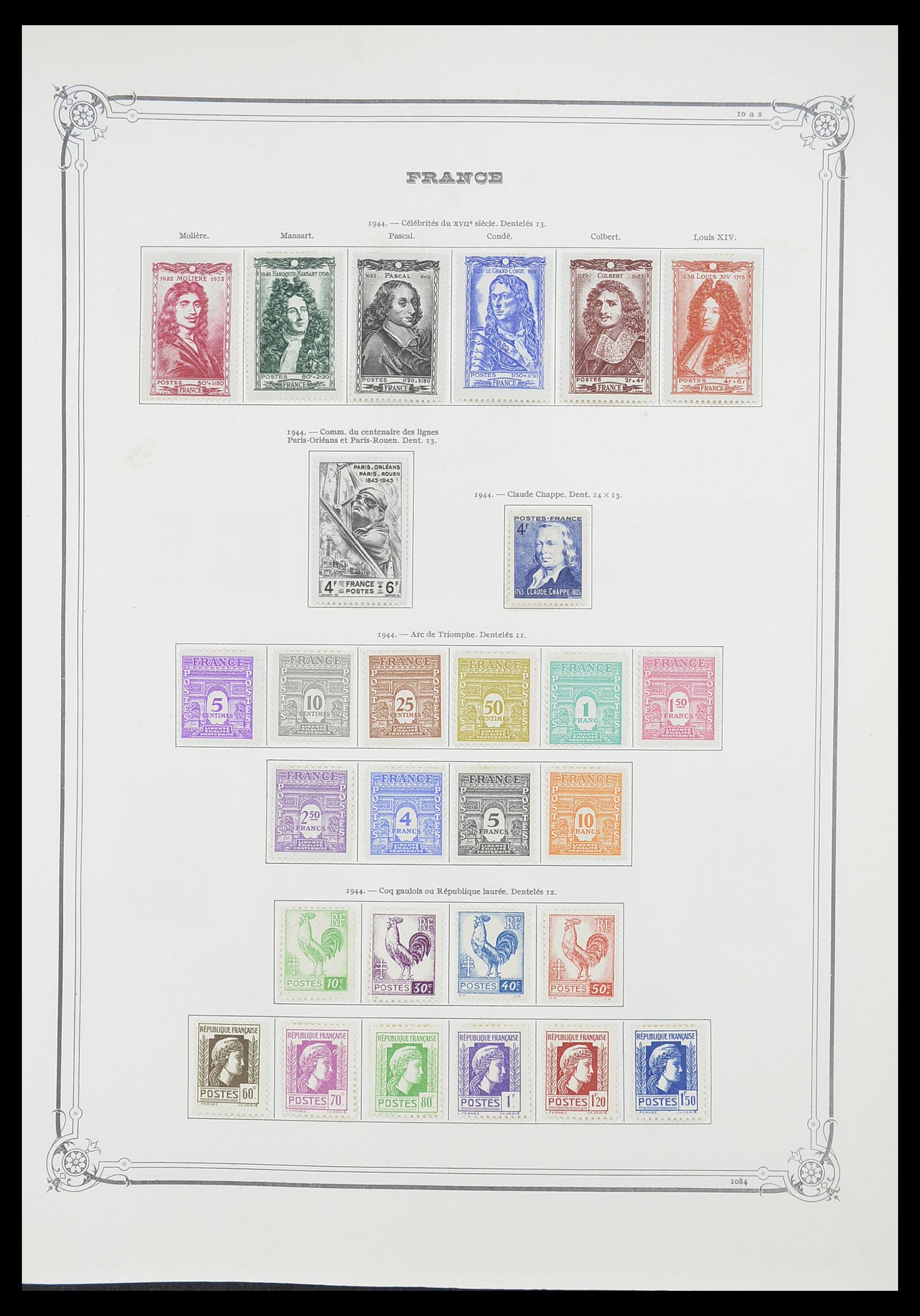 33900 032 - Postzegelverzameling 33900 Frankrijk 1849-1966.