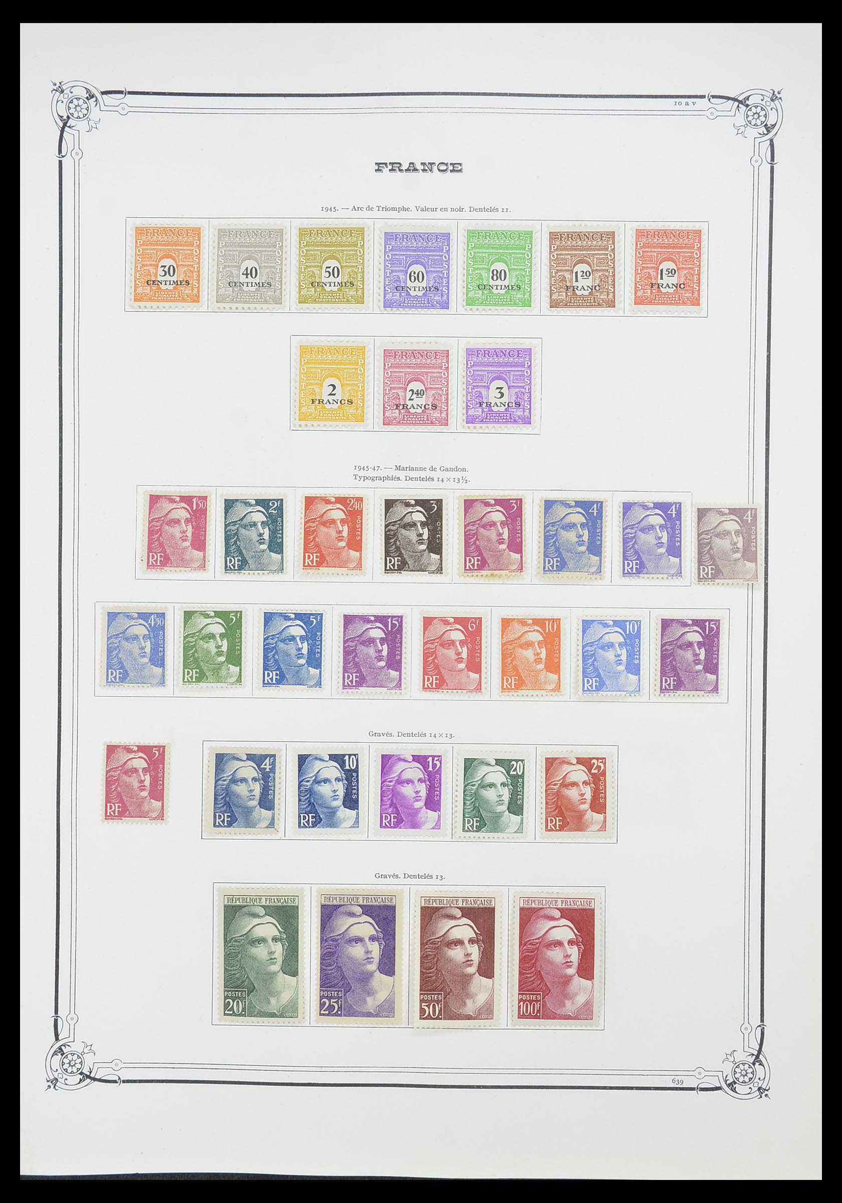33900 035 - Postzegelverzameling 33900 Frankrijk 1849-1966.