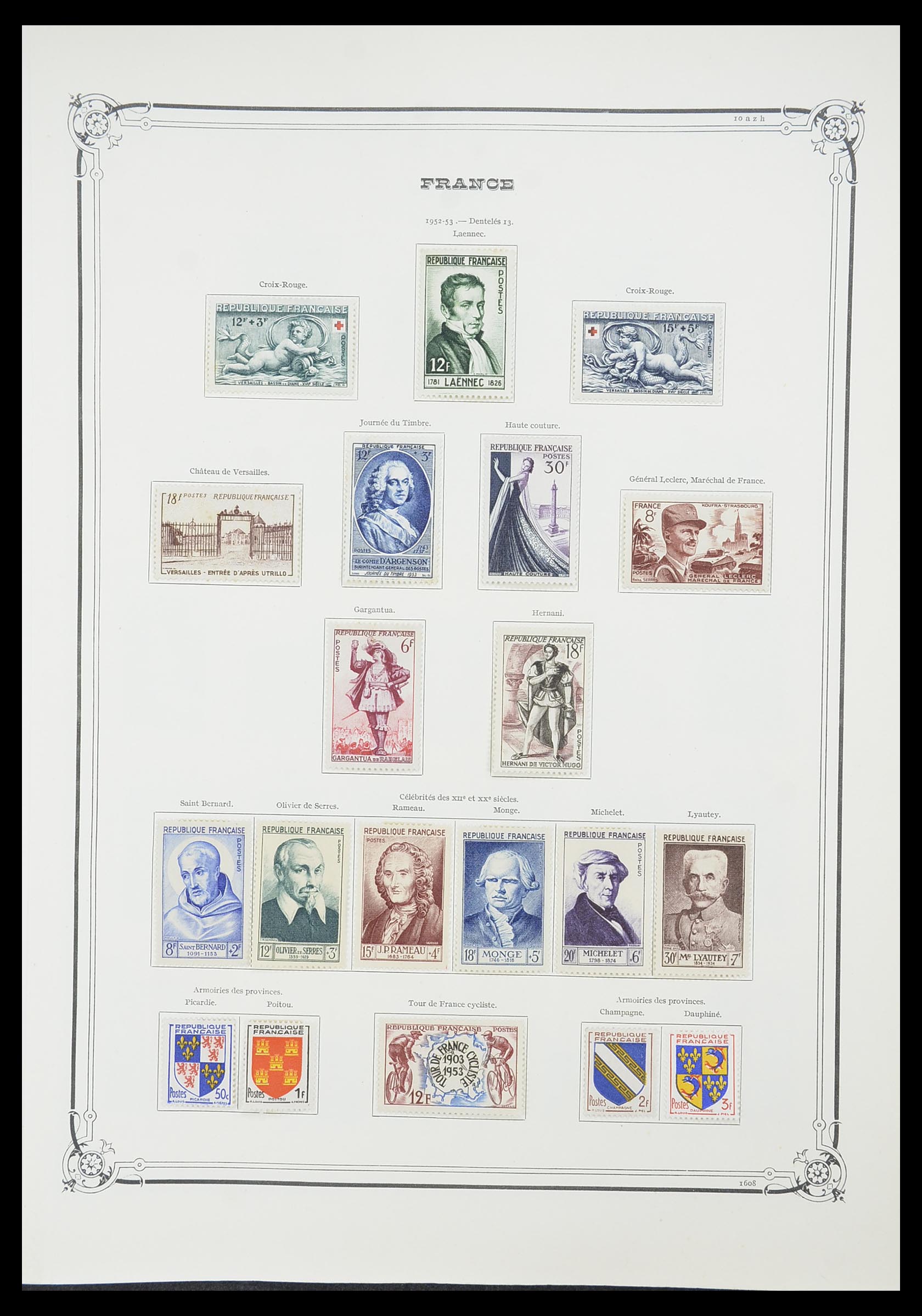 33900 047 - Postzegelverzameling 33900 Frankrijk 1849-1966.