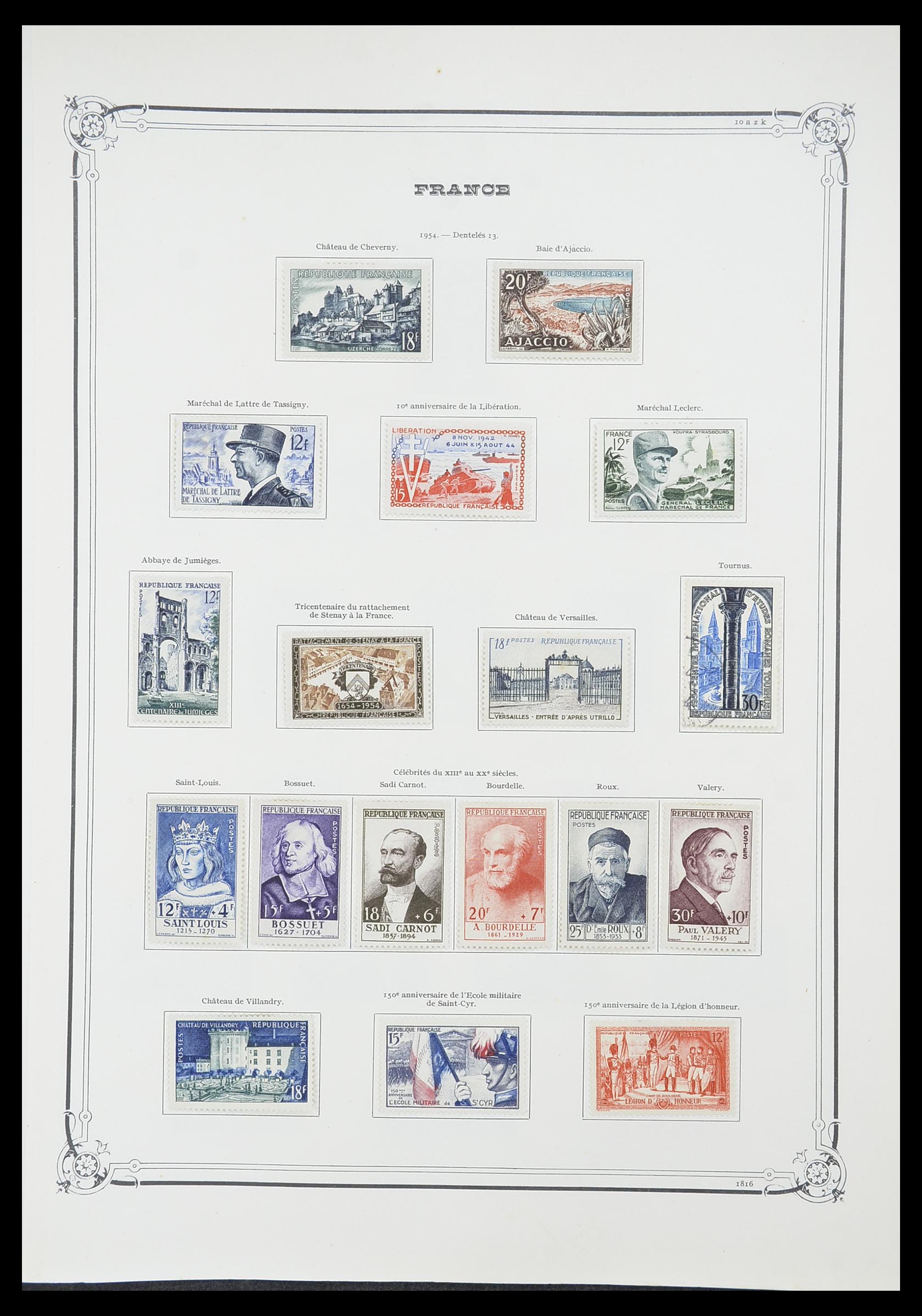 33900 049 - Stamp collection 33900 France 1849-1966.