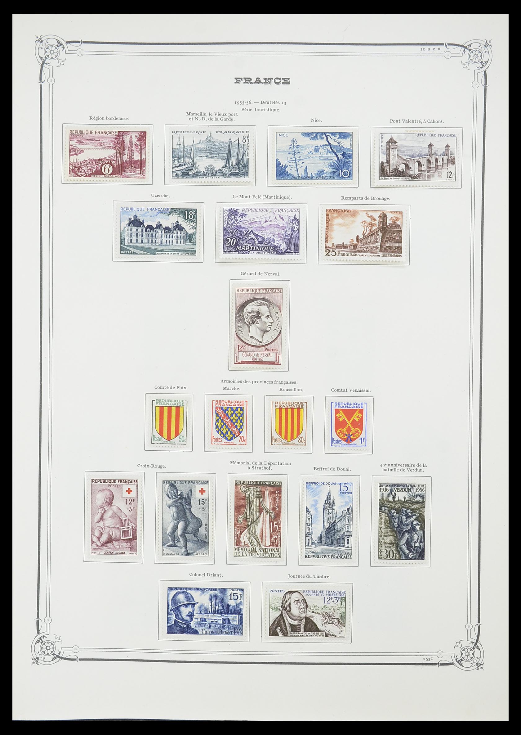 33900 052 - Postzegelverzameling 33900 Frankrijk 1849-1966.