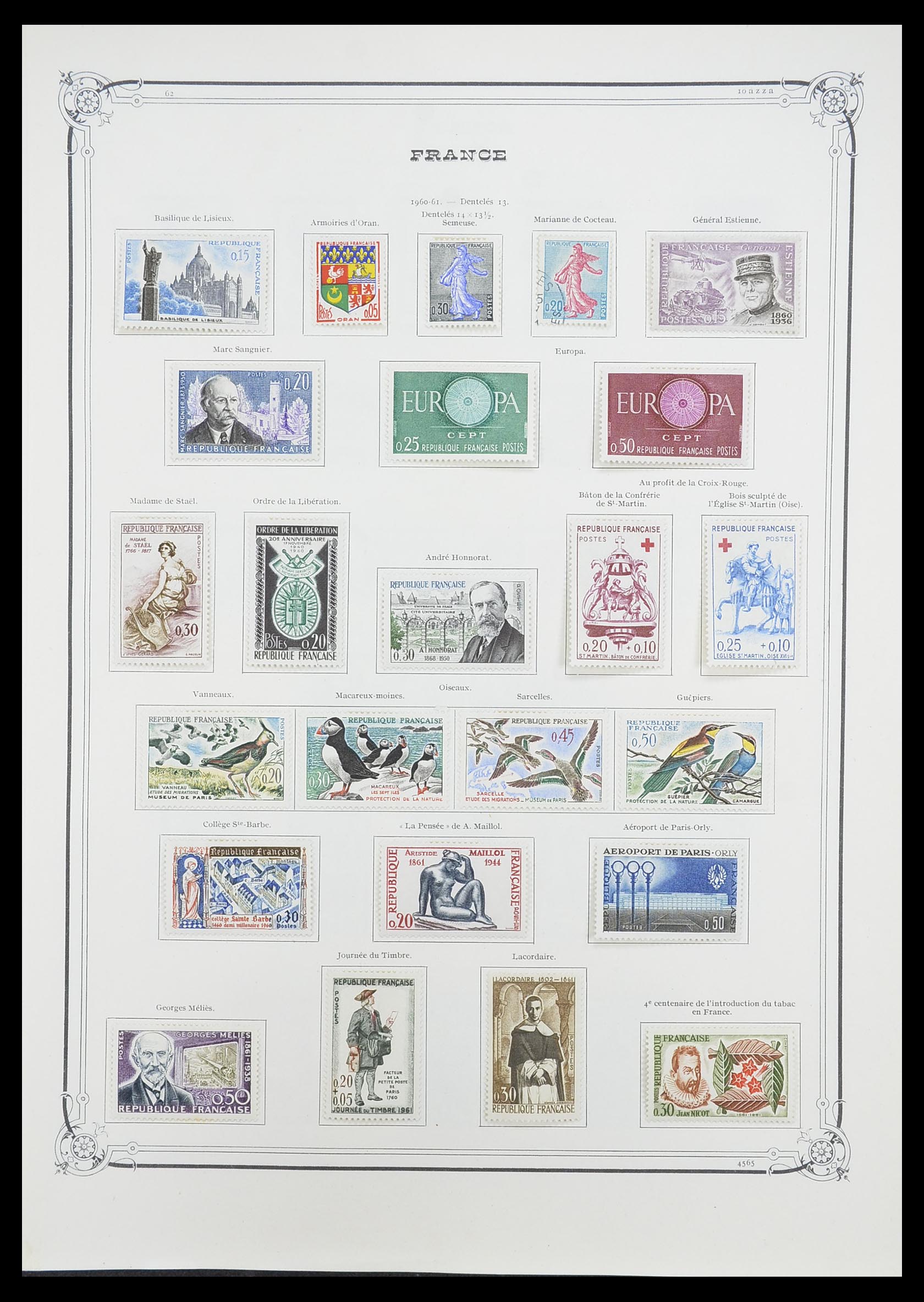 33900 065 - Postzegelverzameling 33900 Frankrijk 1849-1966.