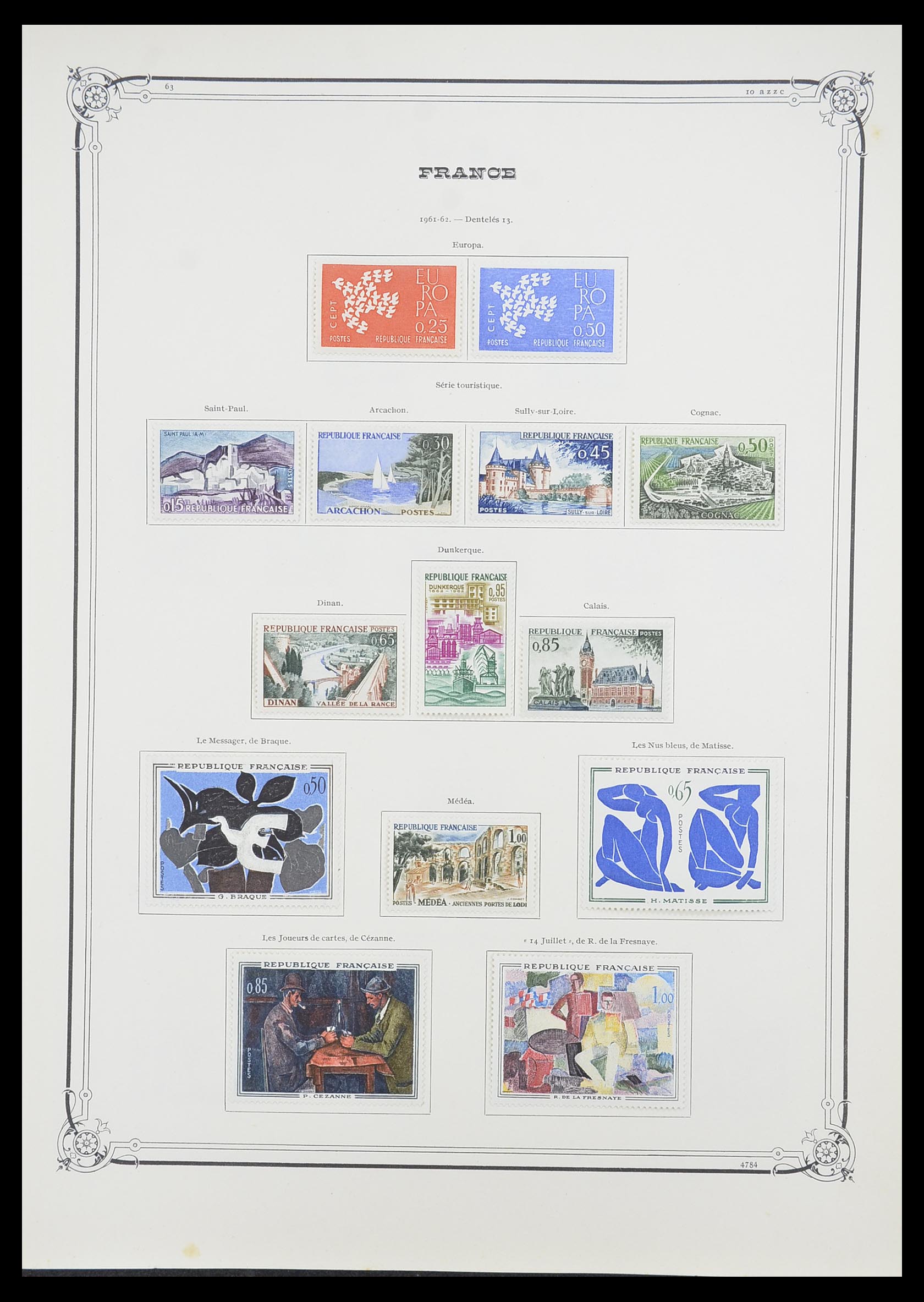 33900 067 - Postzegelverzameling 33900 Frankrijk 1849-1966.