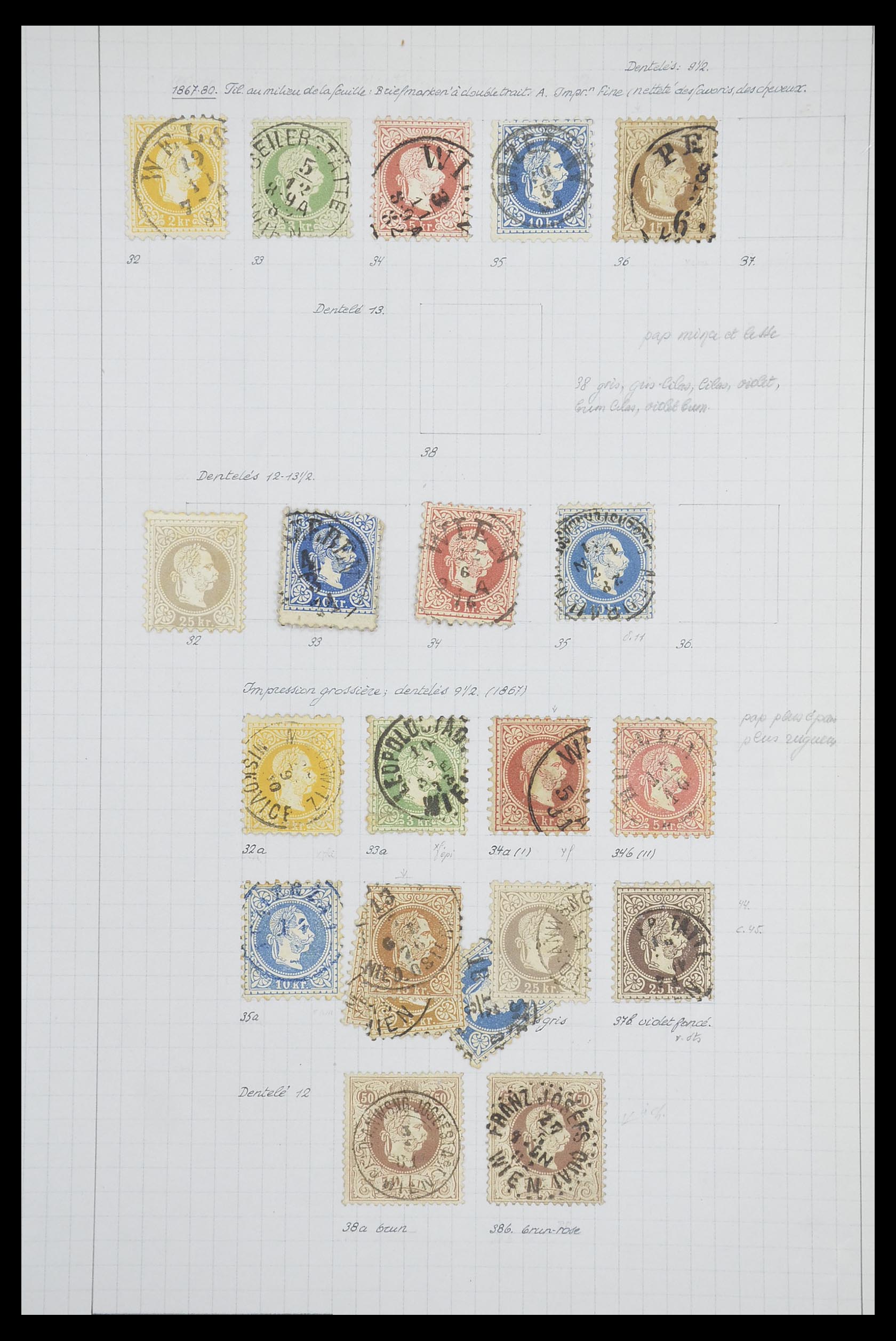 33901 004 - Postzegelverzameling 33901 Oostenrijk en gebieden 1850-1965.