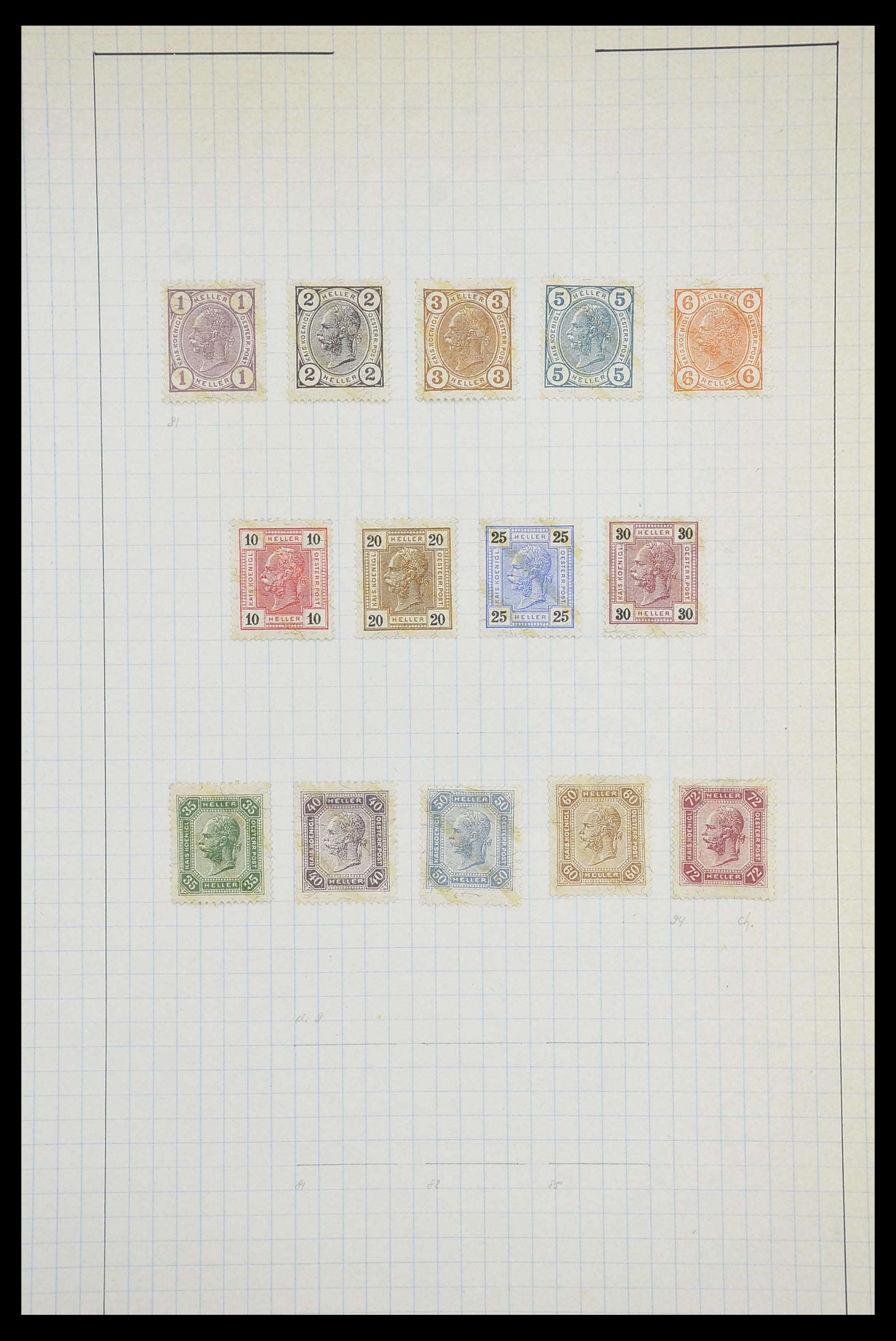 33901 006 - Postzegelverzameling 33901 Oostenrijk en gebieden 1850-1965.