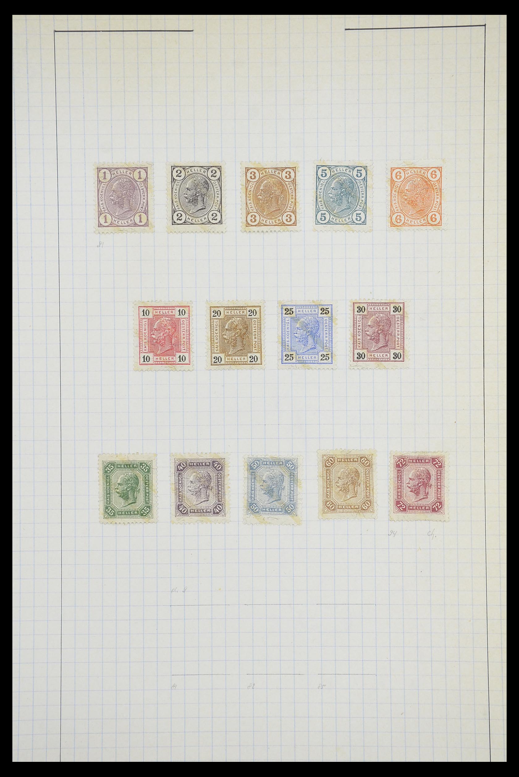 33901 006 - Postzegelverzameling 33901 Oostenrijk en gebieden 1850-1965.