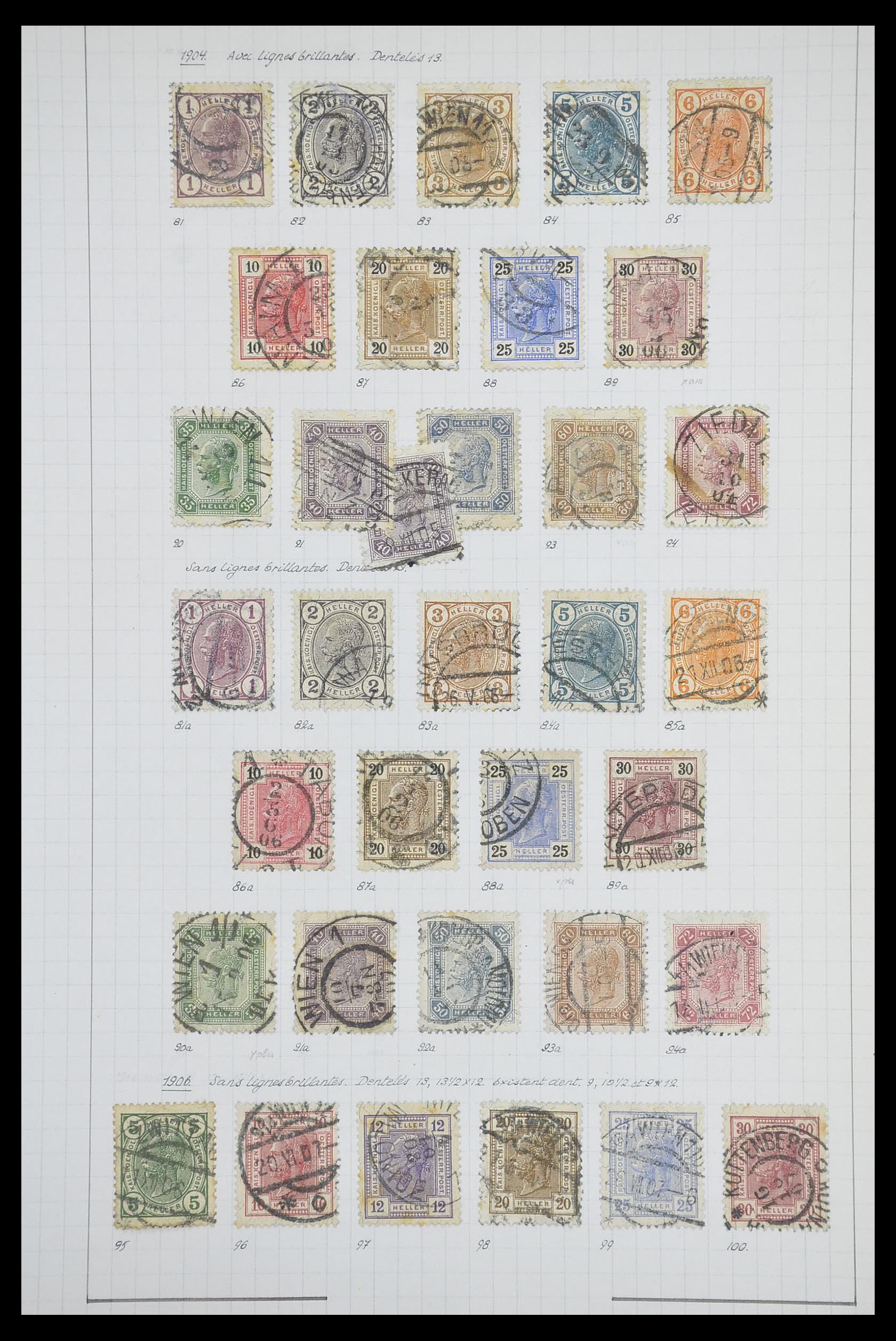 33901 007 - Postzegelverzameling 33901 Oostenrijk en gebieden 1850-1965.