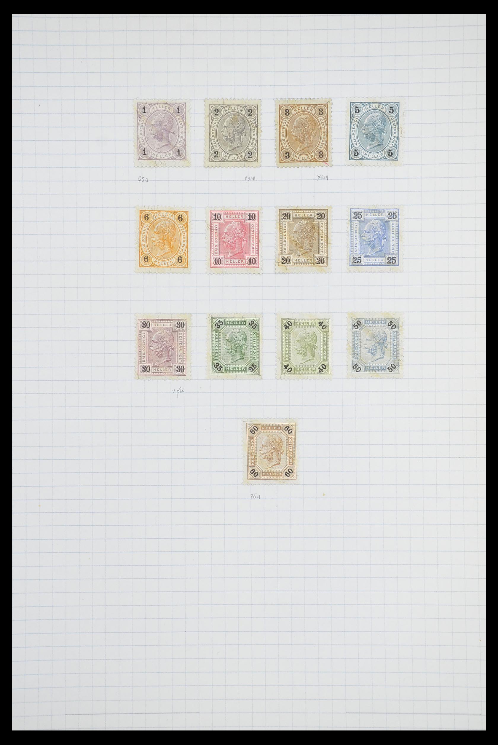33901 008 - Postzegelverzameling 33901 Oostenrijk en gebieden 1850-1965.