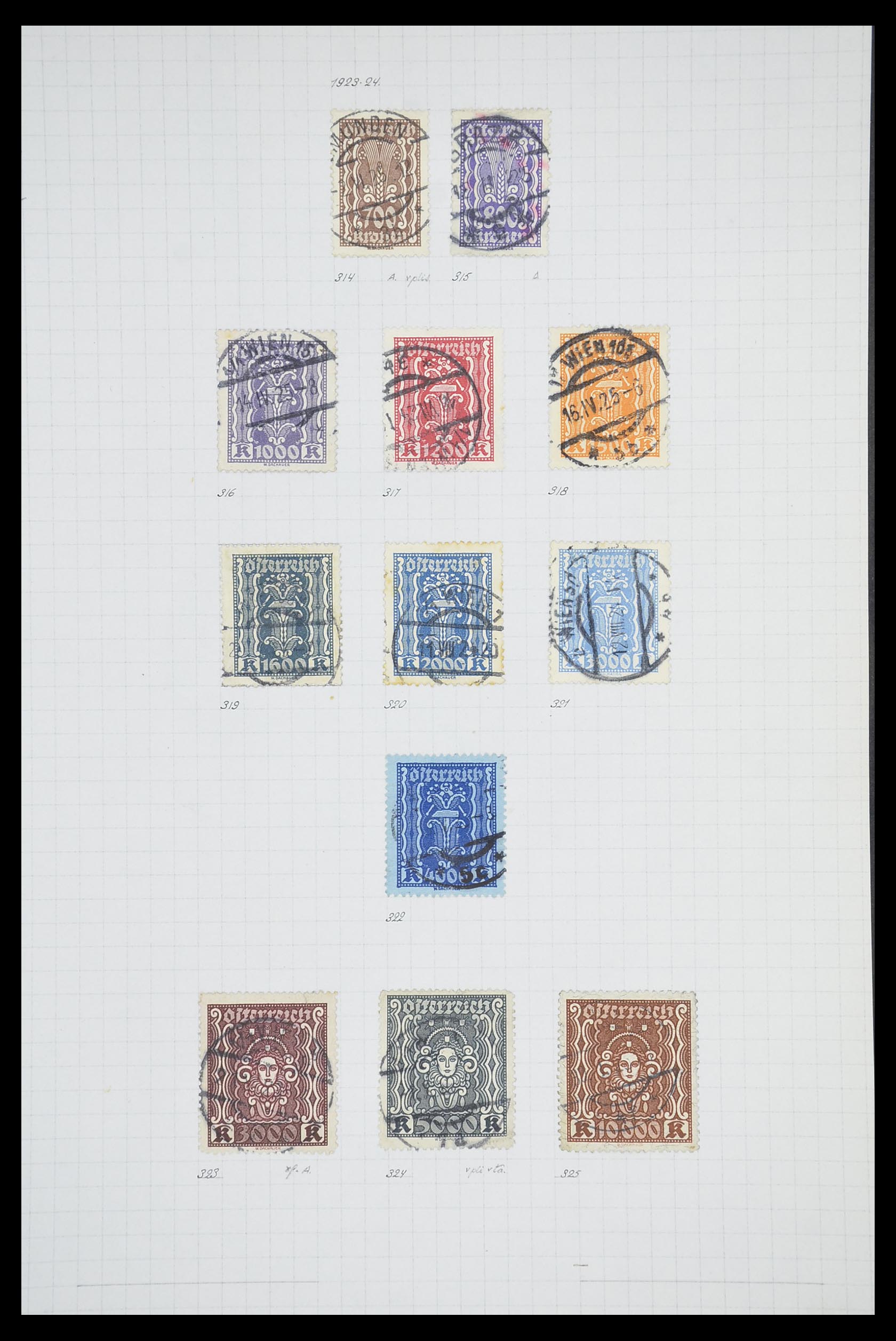 33901 025 - Postzegelverzameling 33901 Oostenrijk en gebieden 1850-1965.