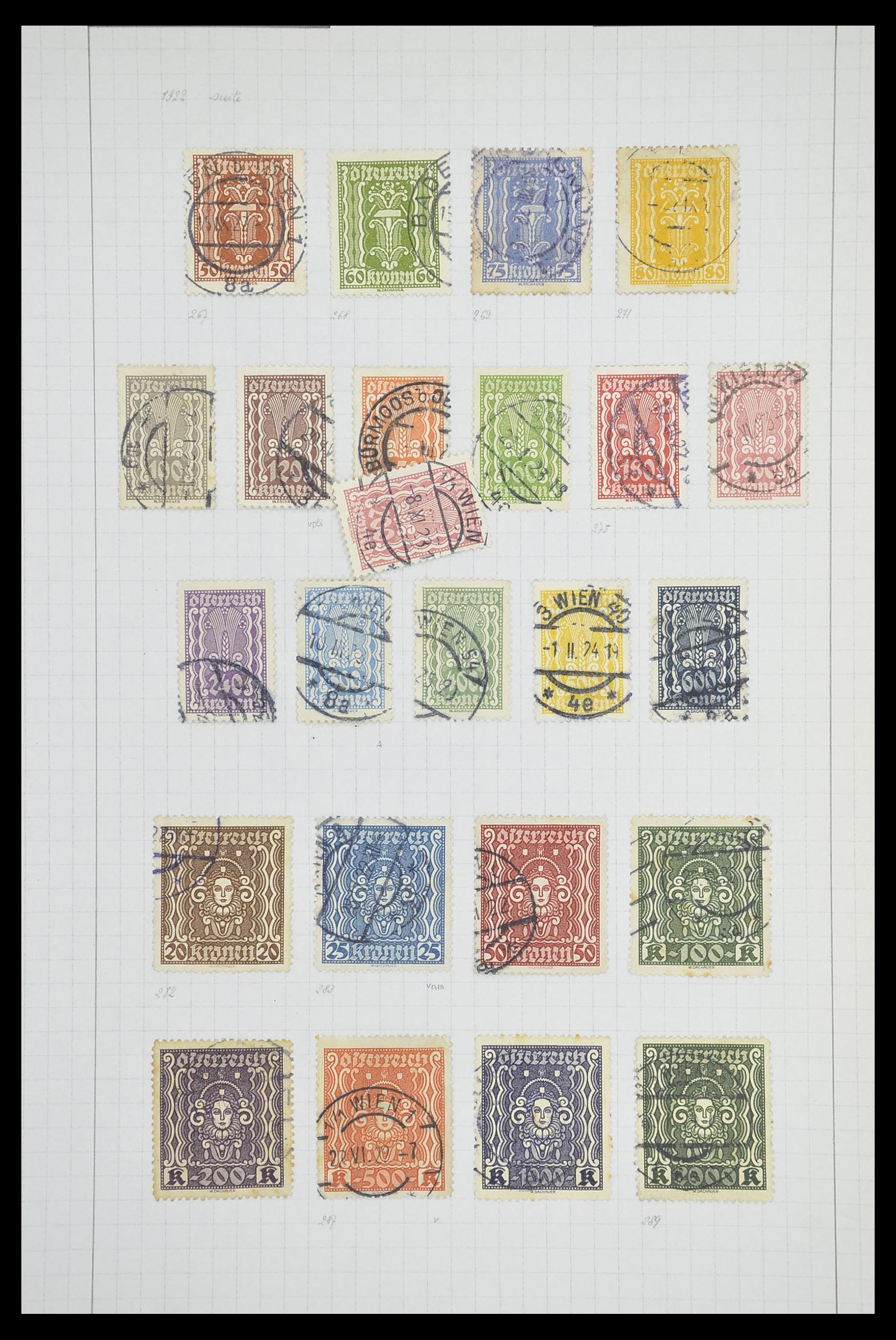 33901 027 - Postzegelverzameling 33901 Oostenrijk en gebieden 1850-1965.