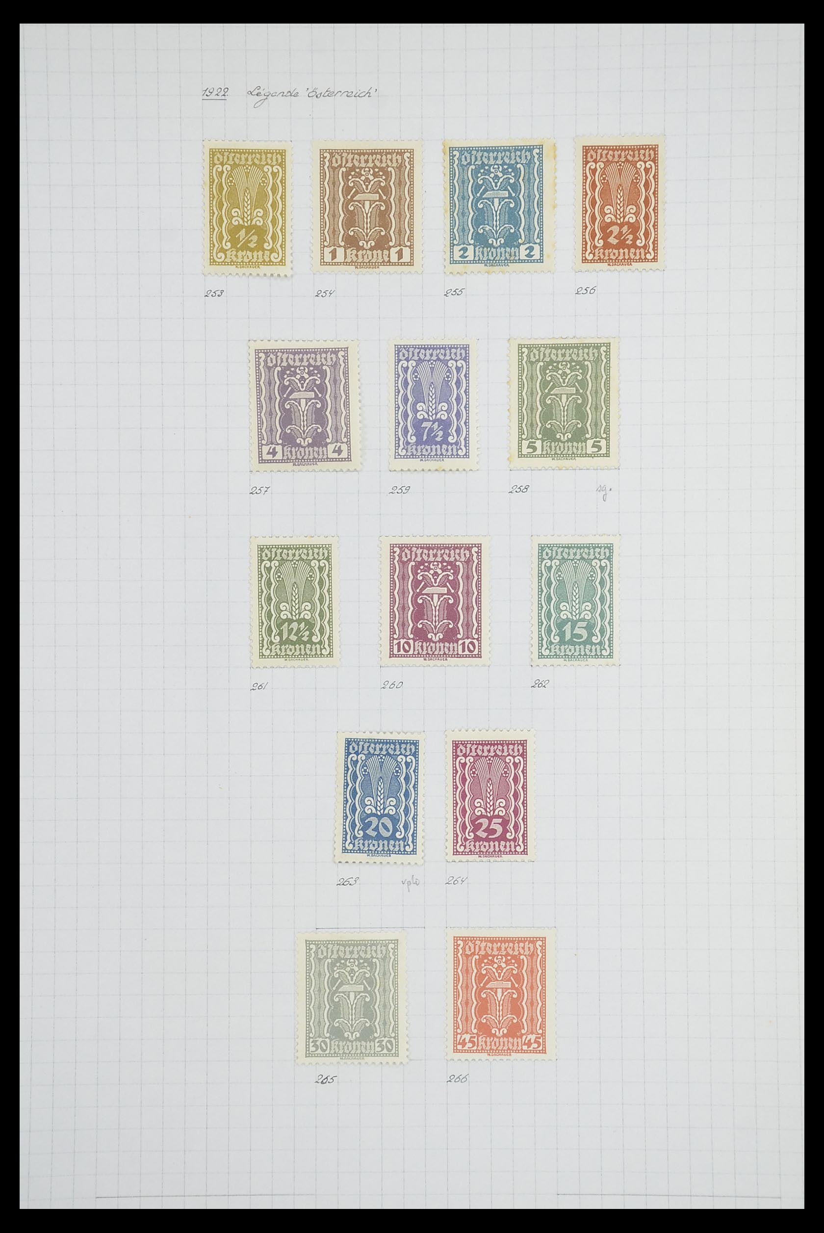 33901 028 - Postzegelverzameling 33901 Oostenrijk en gebieden 1850-1965.